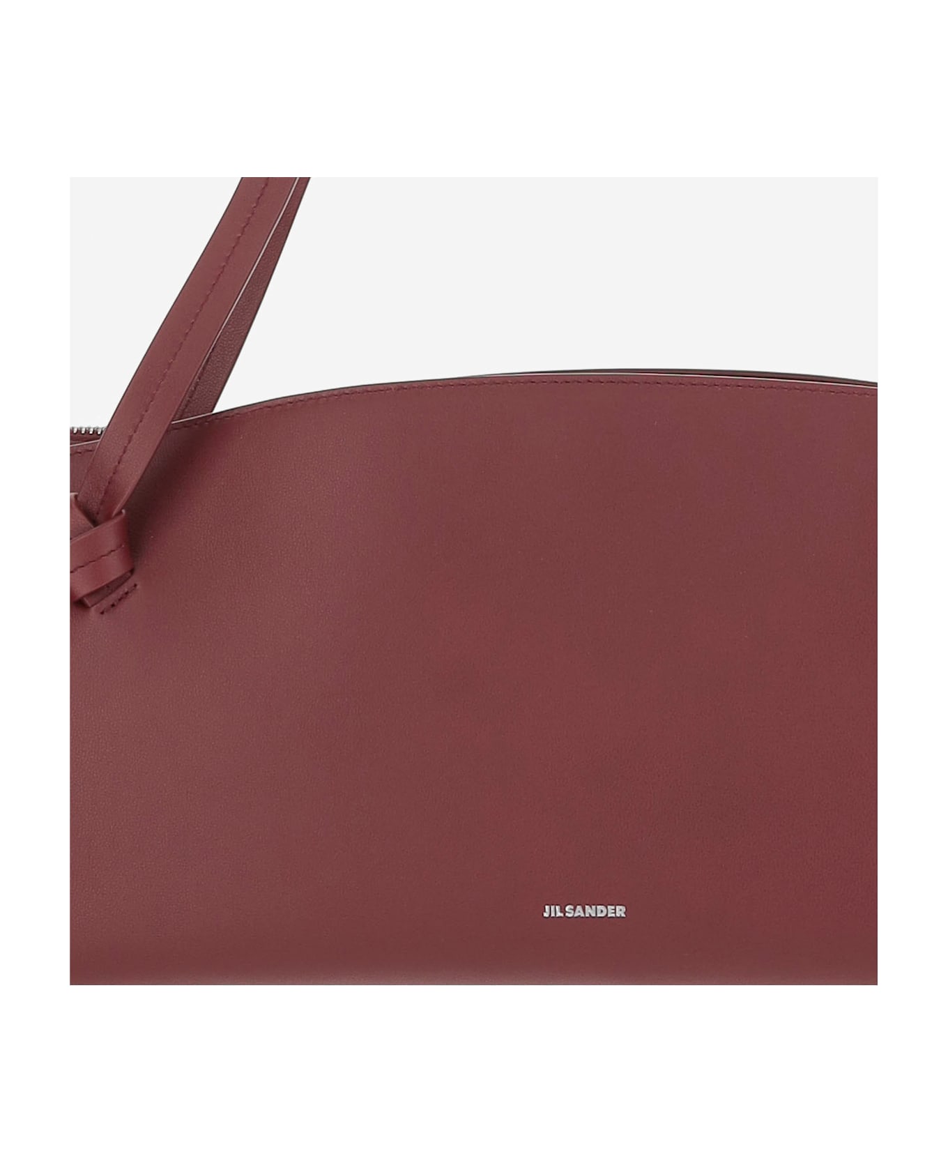 Jil Sander Leather Bag - Bordeaux