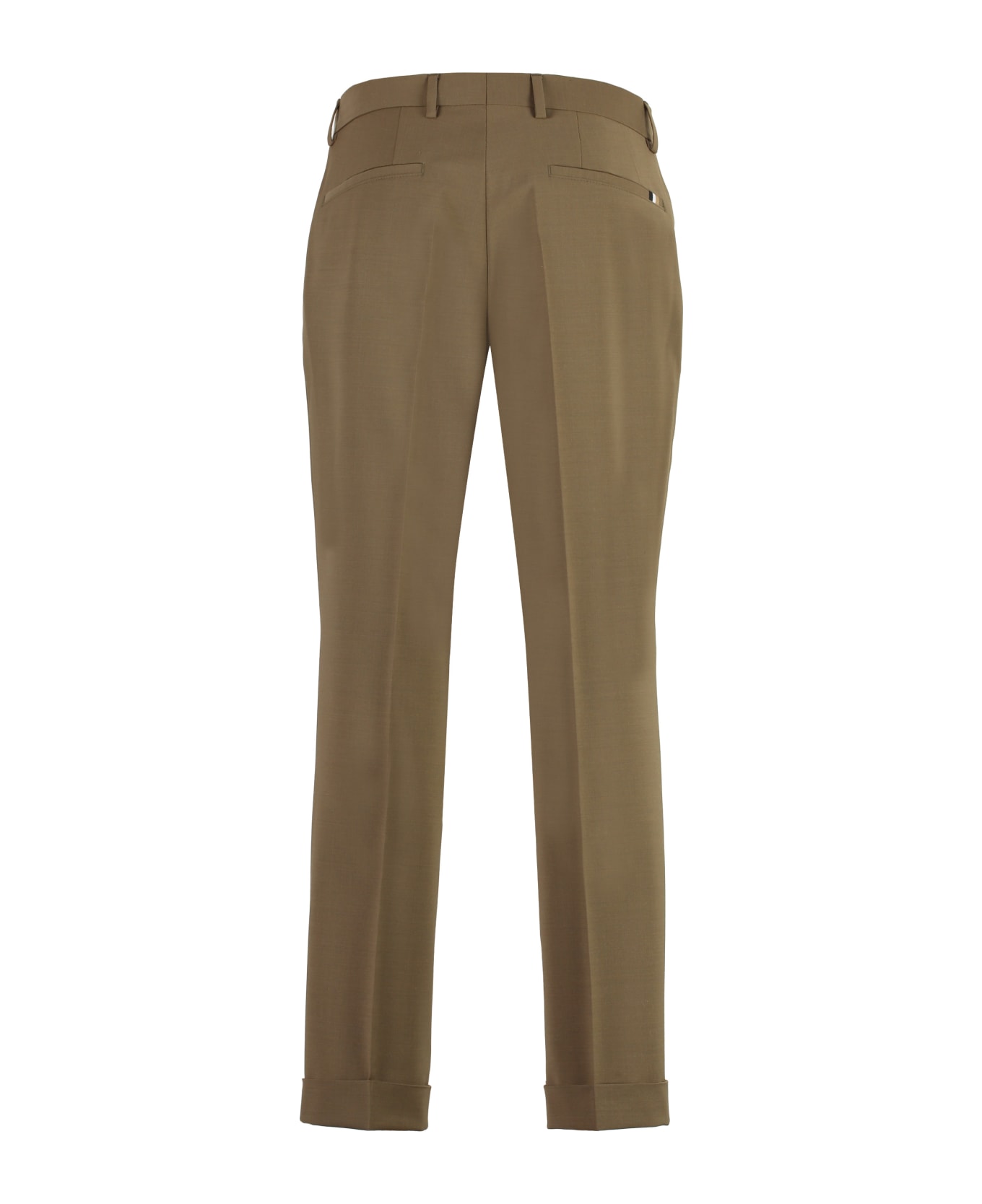 Hugo Boss Slim Fit Chino Trousers - brown ボトムス