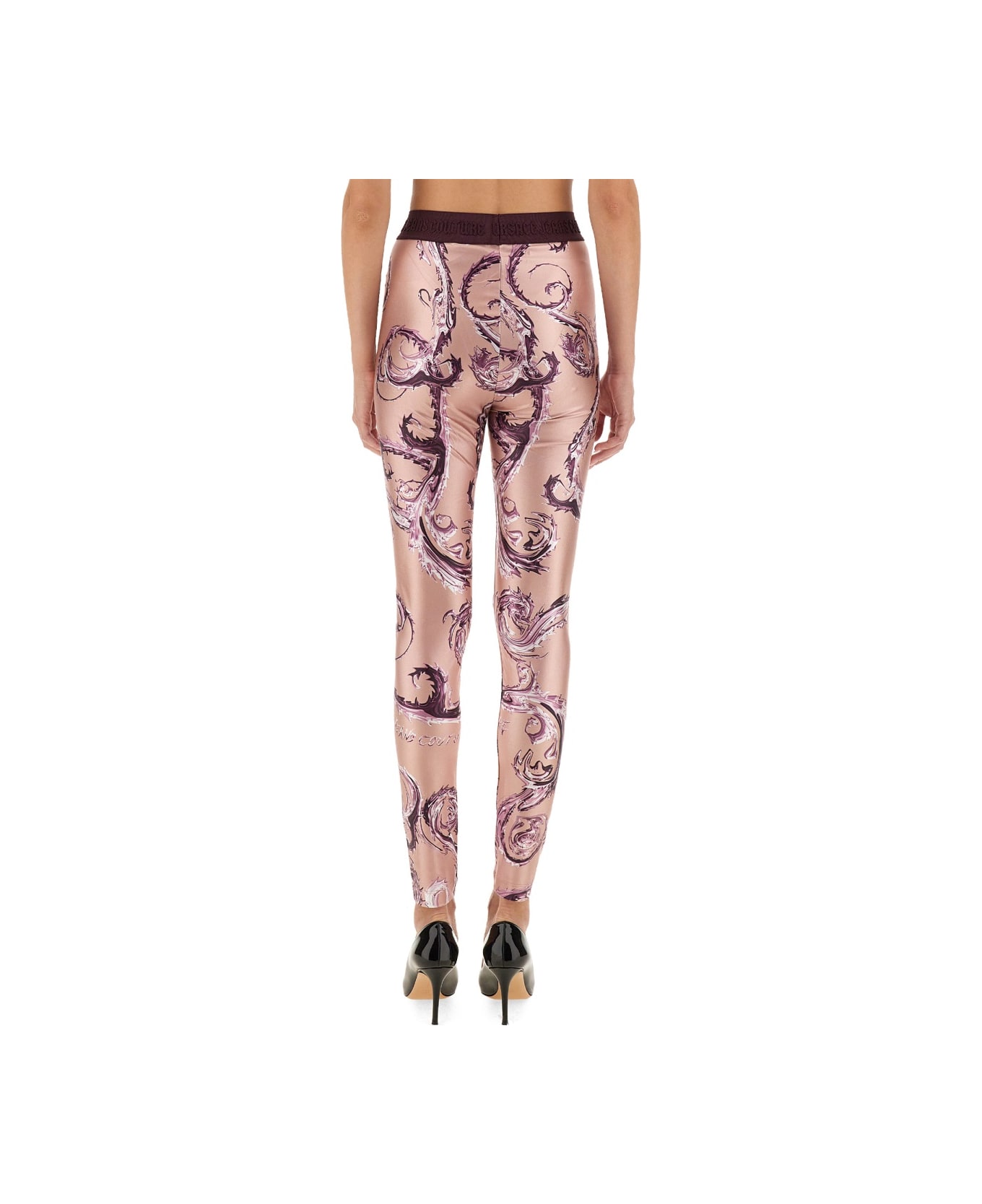 【関税&送料込】Versace Jeans Couture Leggings With Print Versace Jeans Couture Leggings With Print | italist, ALWAYS