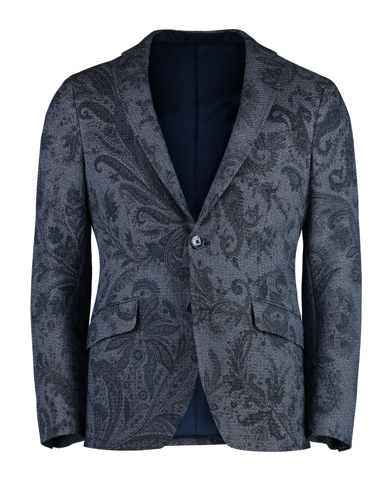 Etro Single-breasted Two-button Jacket - blue