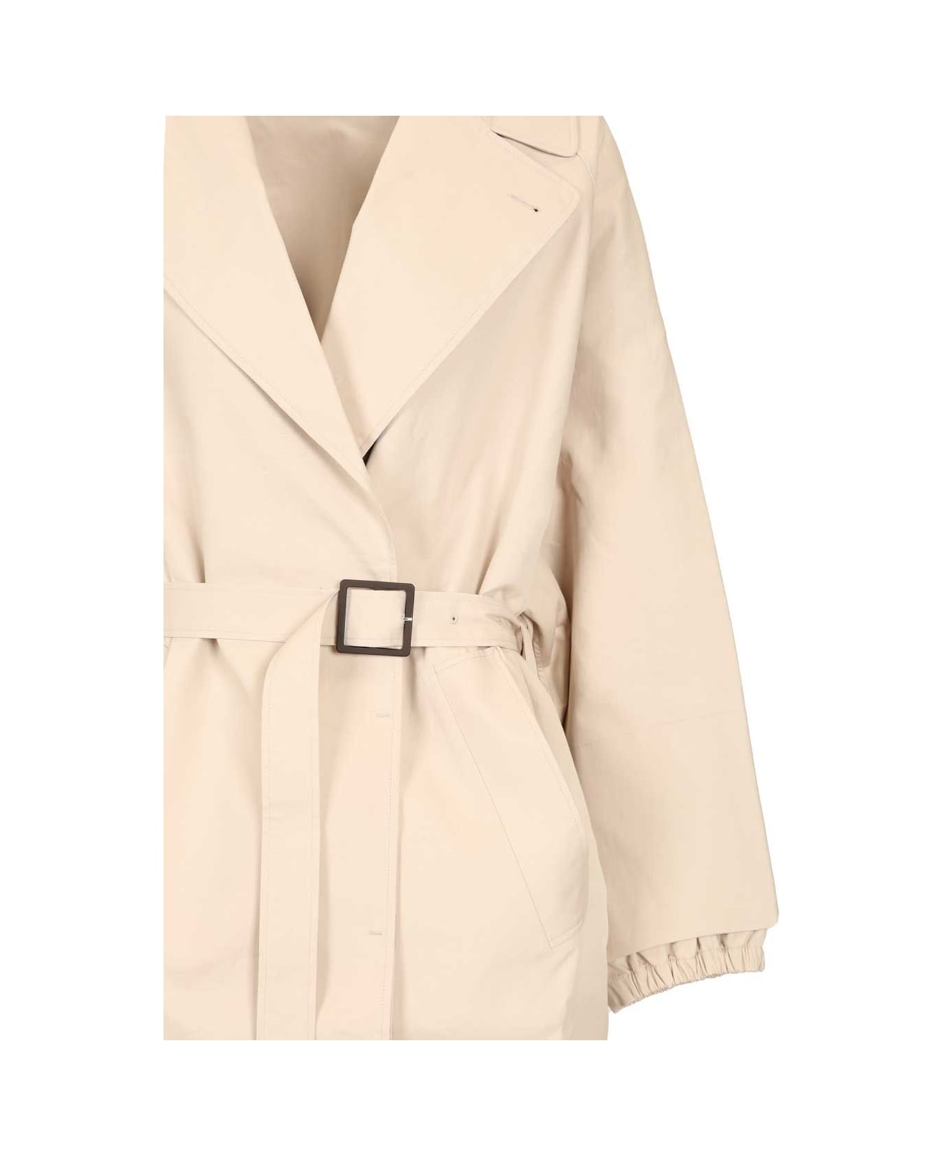 Jacquemus Trapezi Trench Coat - Off-white