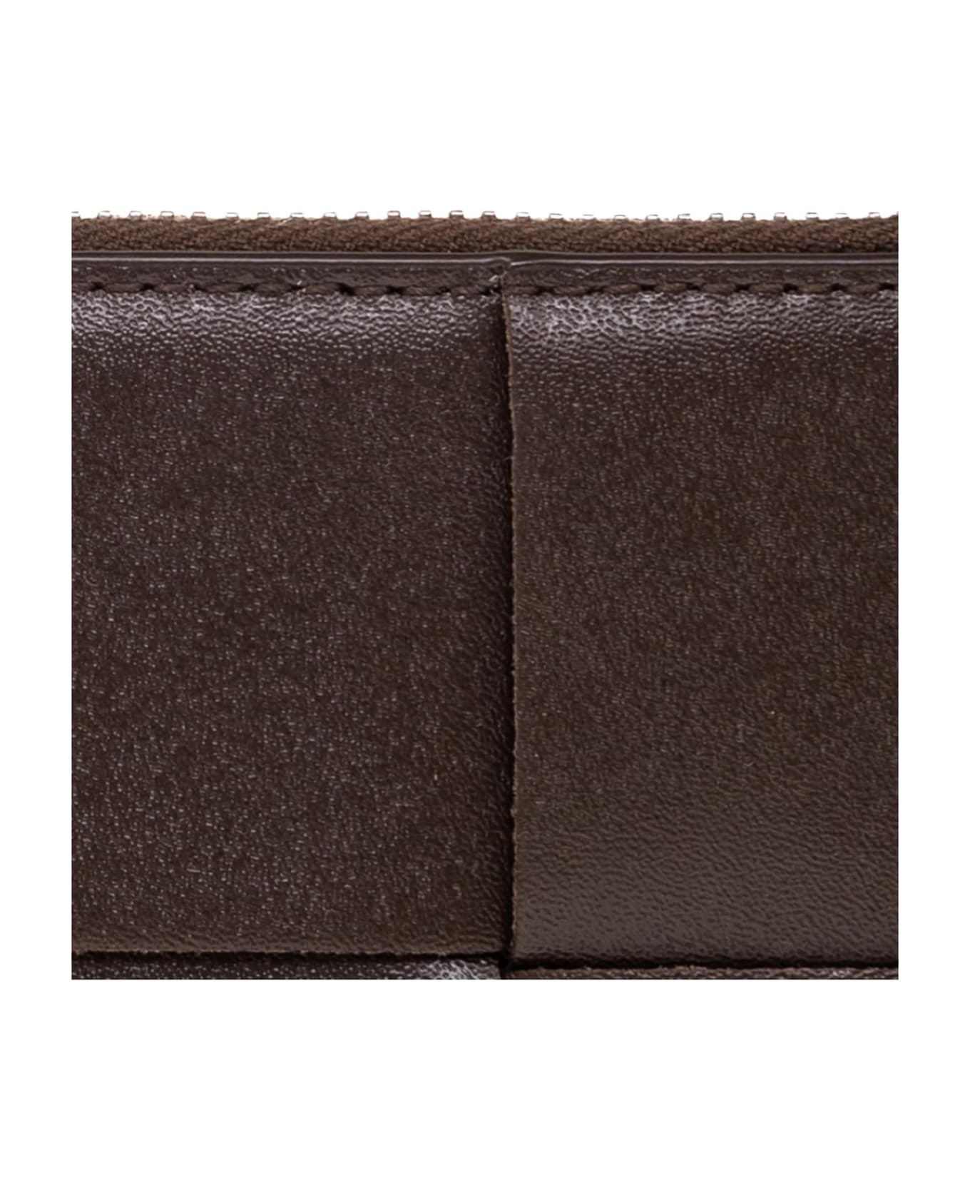 Bottega Veneta Leather Wallet - MARRONE
