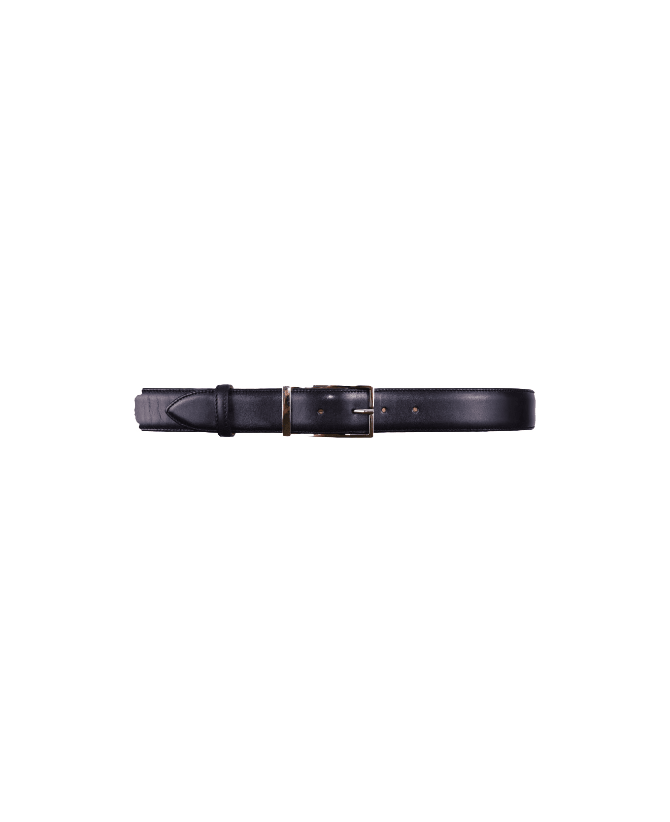 Doucal's Leather Belt - Black