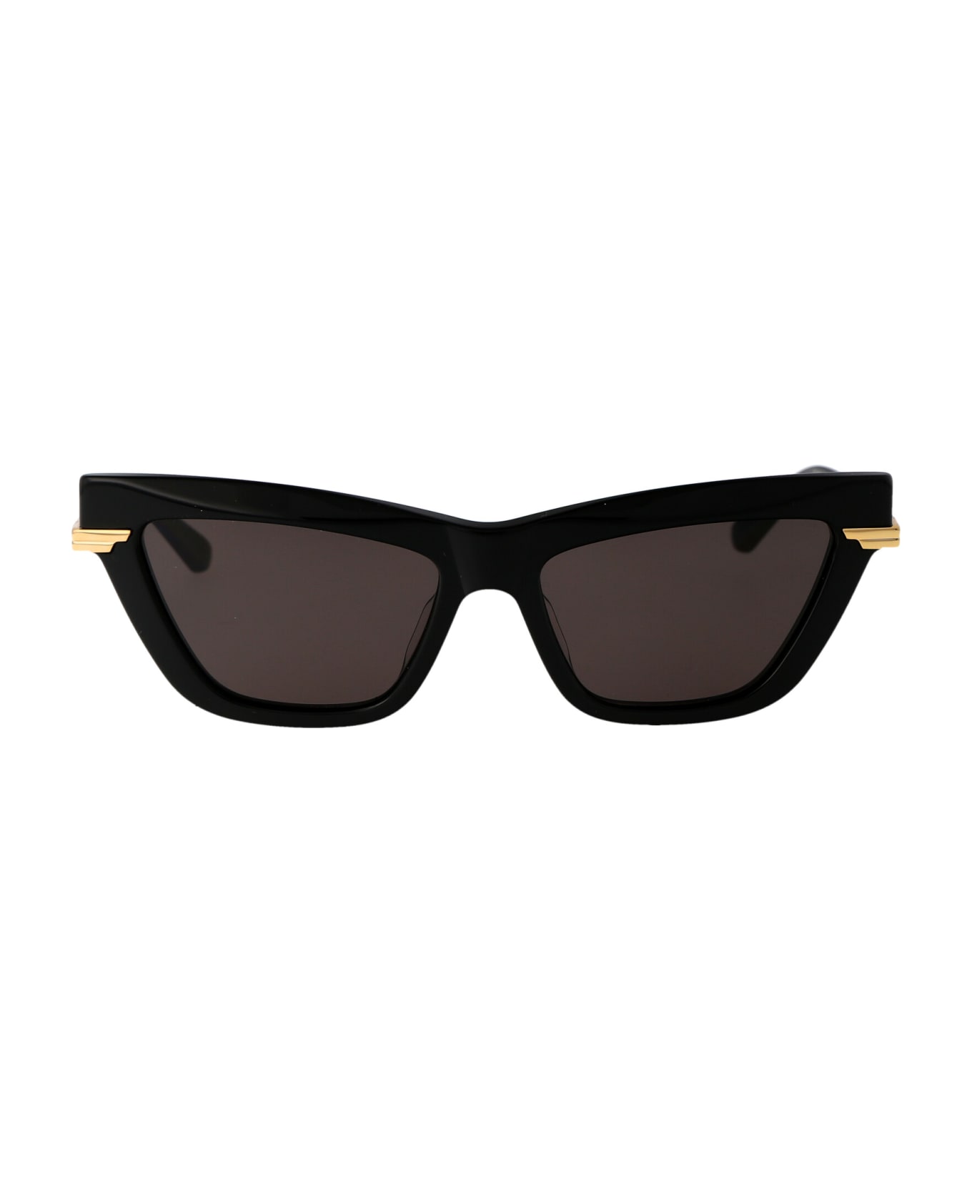 Bottega Veneta Eyewear Bv1241s Sunglasses - 001 BLACK GOLD GREY