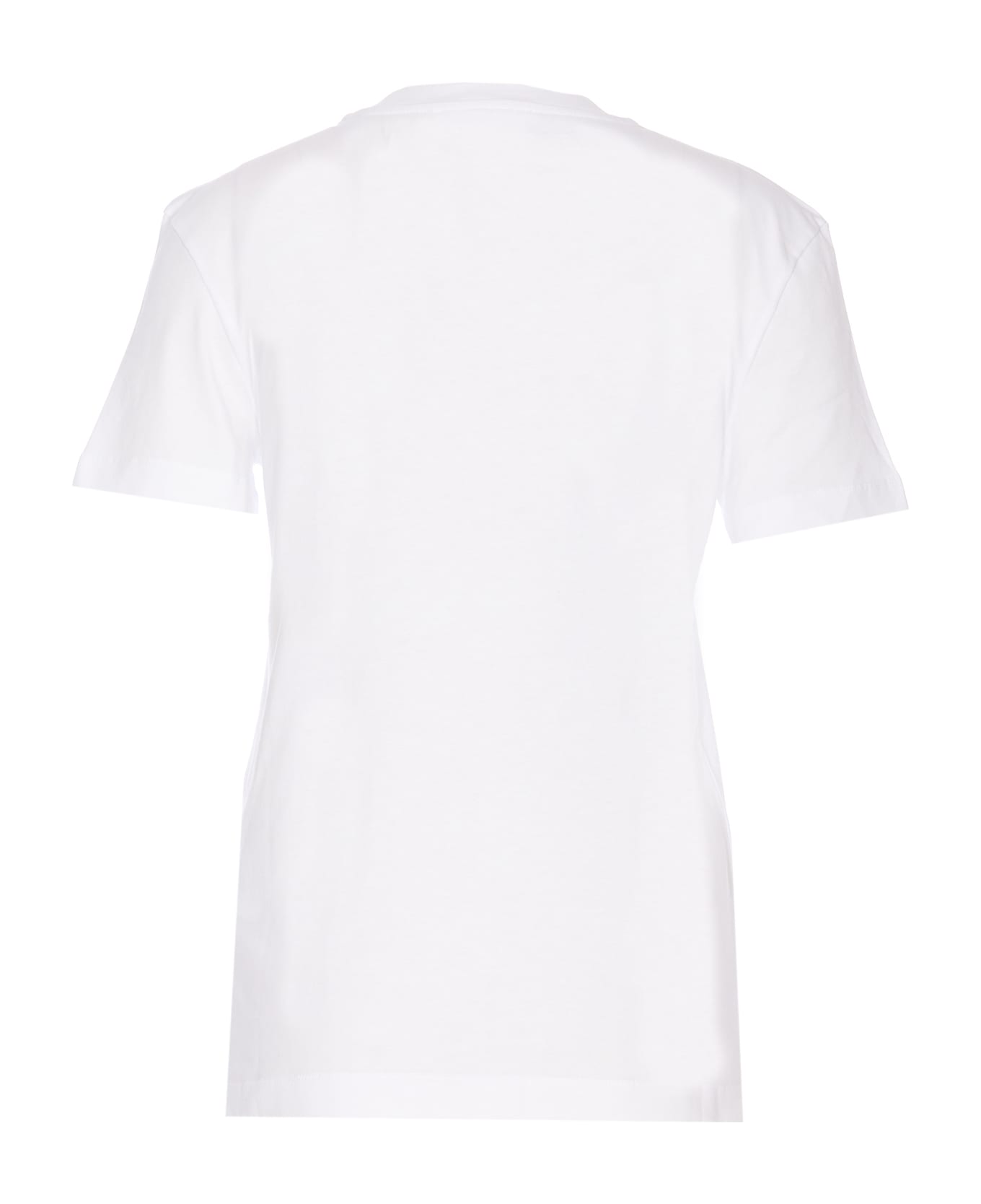 SportMax Embroidered T-shirt With Paillettes - White Tシャツ