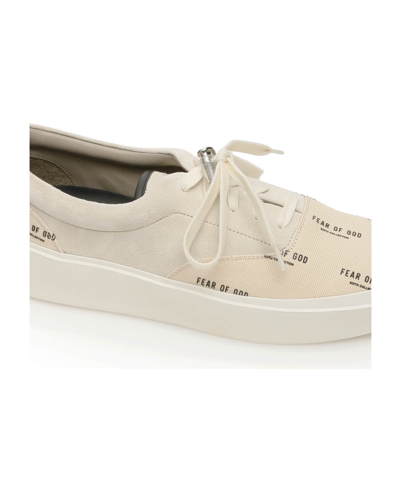 Fear of God Lace Up Sneakers 101 - BONE CREAM