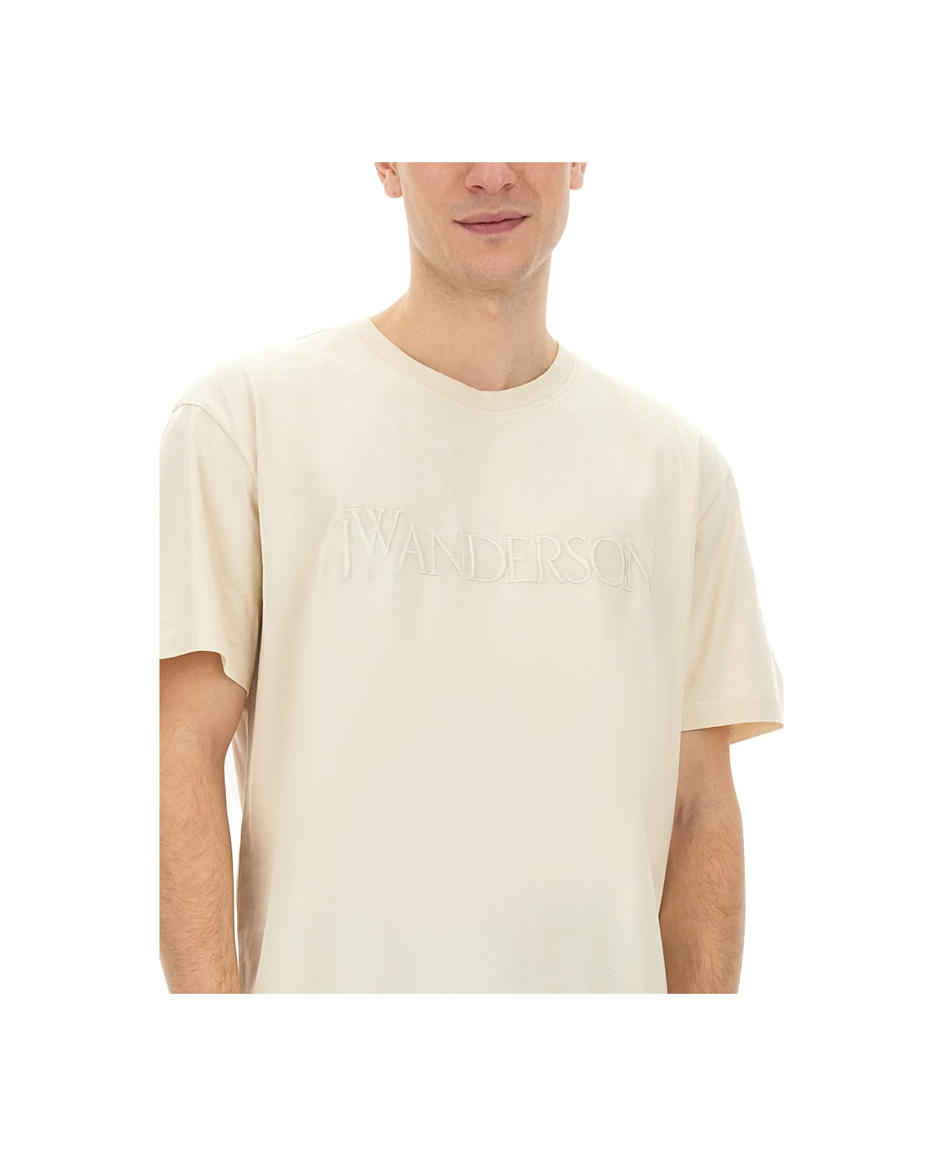 J.W. Anderson T-shirt With Logo - Beige シャツ