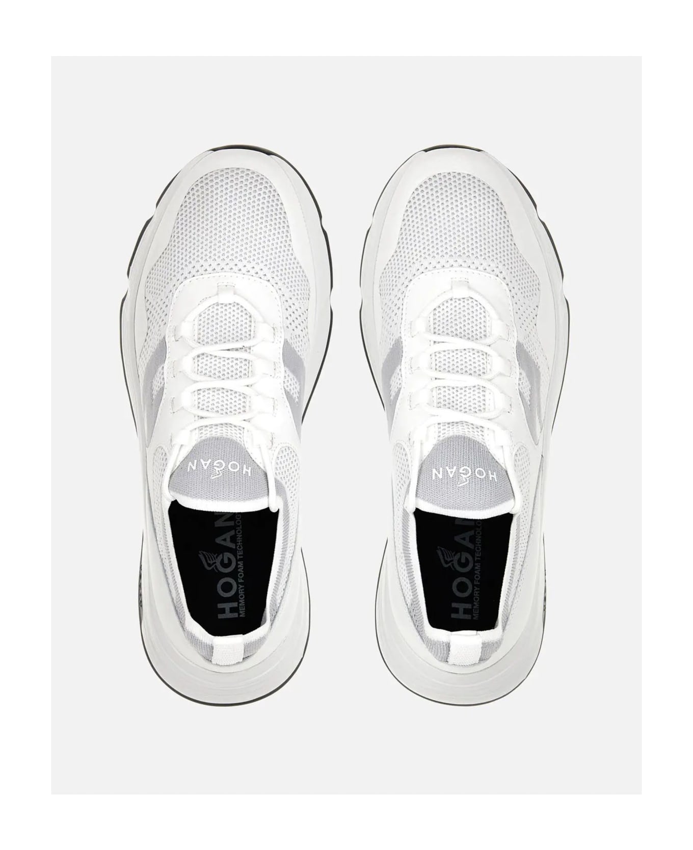 Hogan Hyperlight Knit Sneakers - White