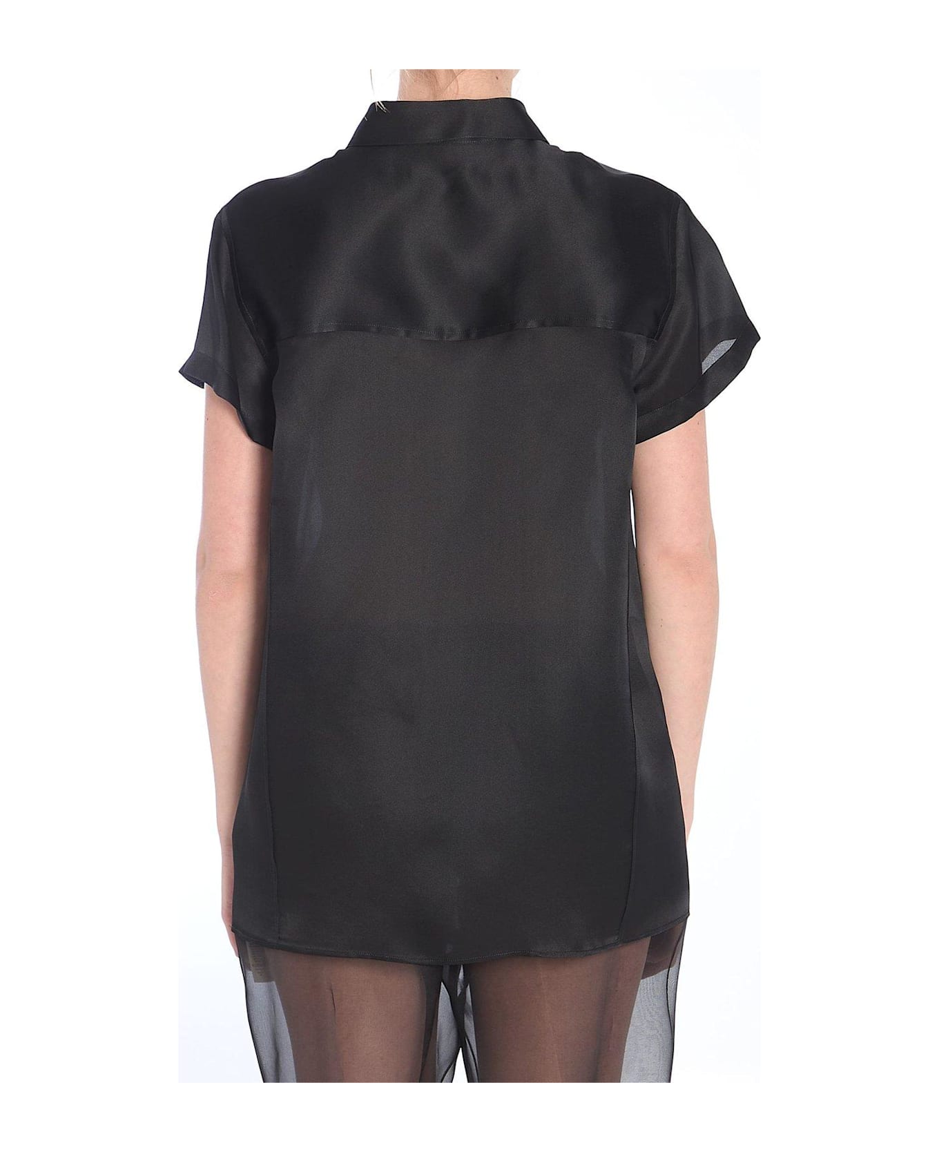 Khaite Keefe Button-up Blouse - BLACK