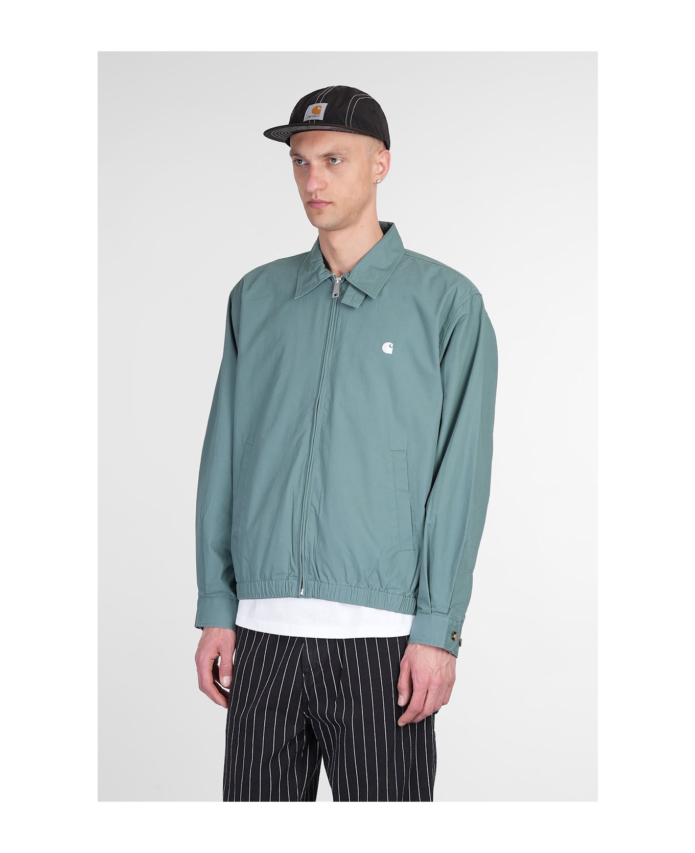 Carhartt Duke Jacket Casual Jacket In Green Cotton - green