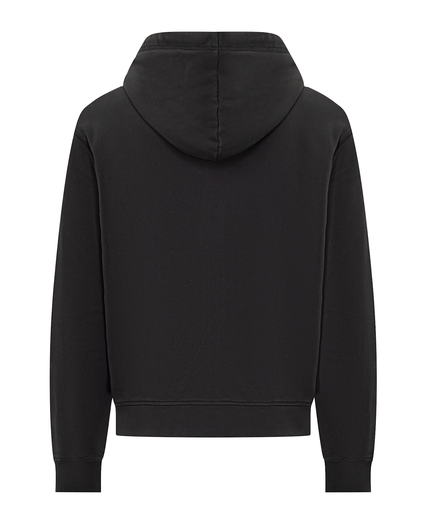 Dsquared2 Black Sweatshirt With Hood And Zip - BLACK