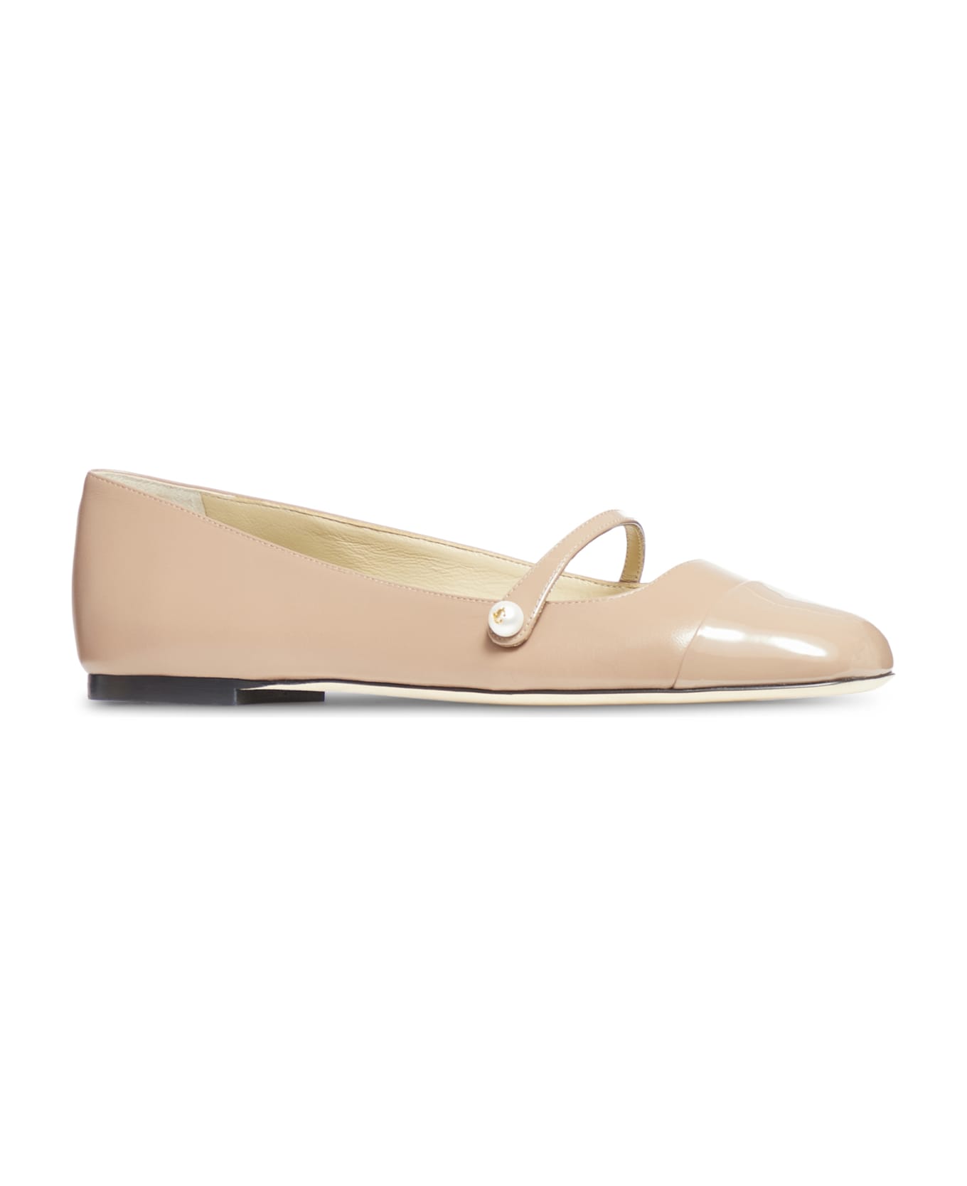 Jimmy Choo Flat Shoes In Nappa And Patent Leather - Pink & Purple