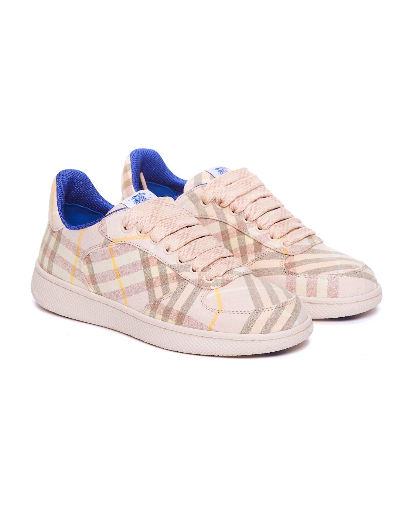 Burberry Terrace Check Sneakers - Beige
