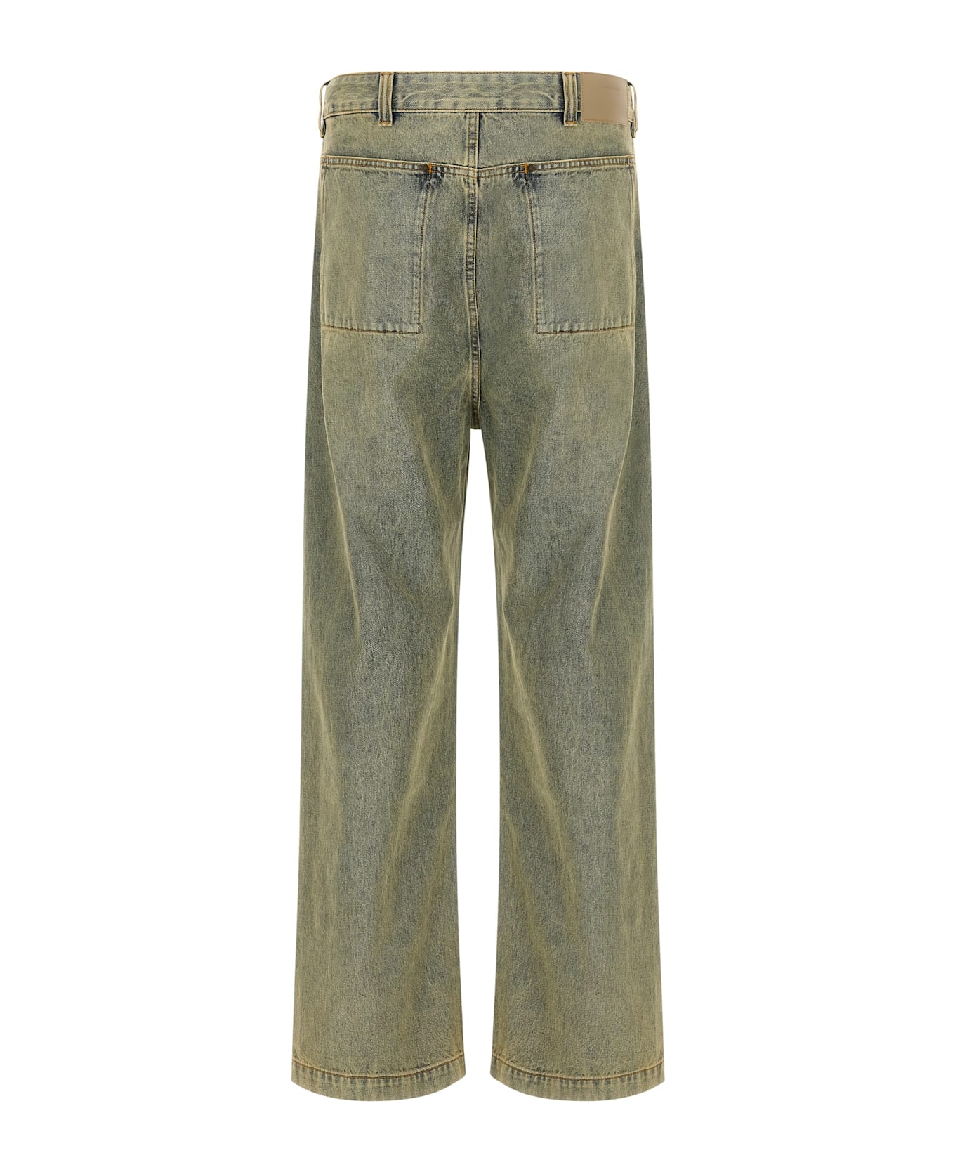 Entire Studios 
gem Surface Wave
 Jeans - Yellow