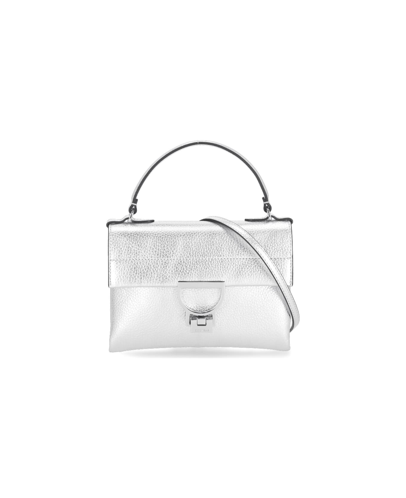 Coccinelle Arlettis Mini Shoulder Bag - Silver