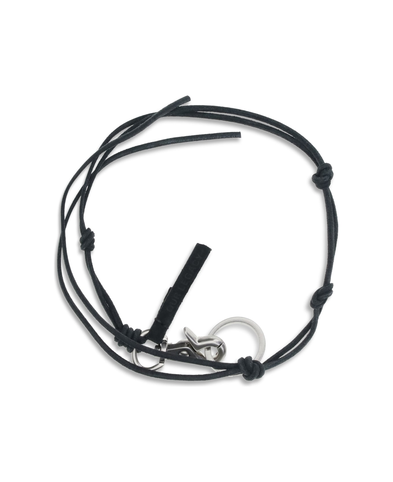 Our Legacy Necklace Crafted From Grained Leather Cord