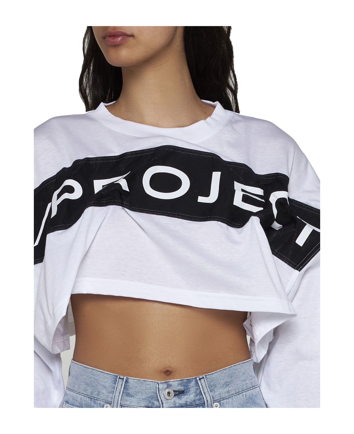 Y/Project Top - Optic white