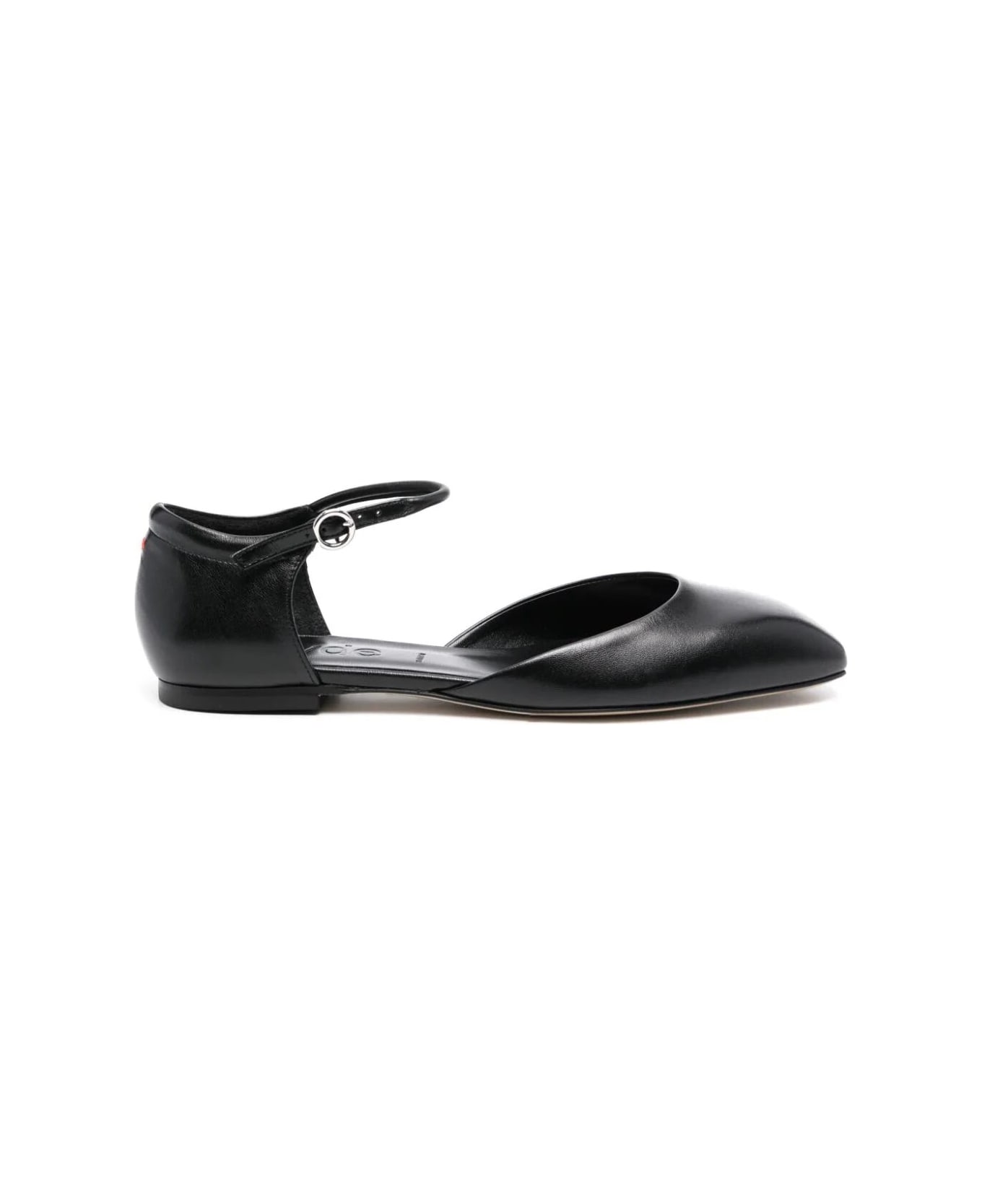 aeyde Miri Nappa Leather Black Shoes - Black