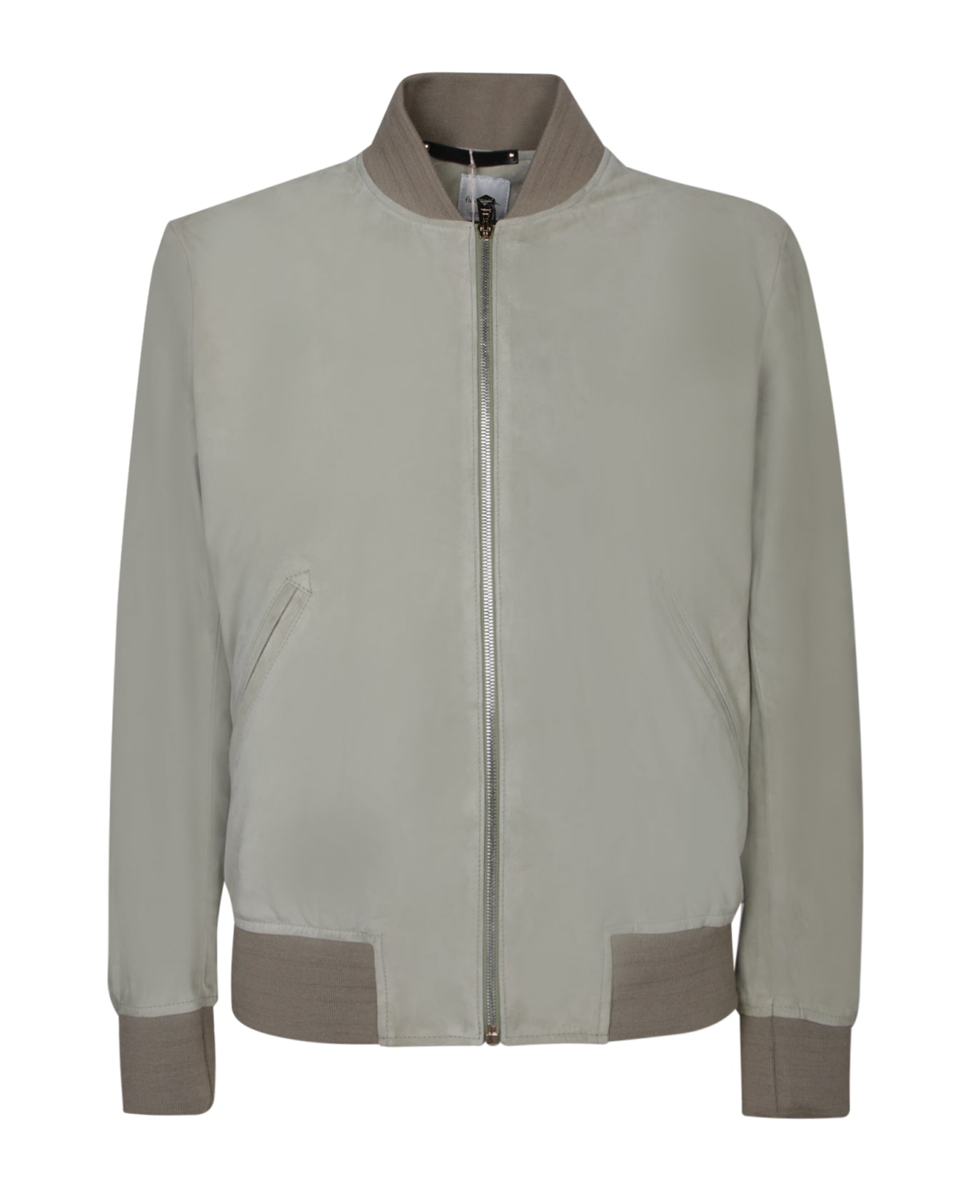 Paul Smith Suede Bomber Jacket - Green