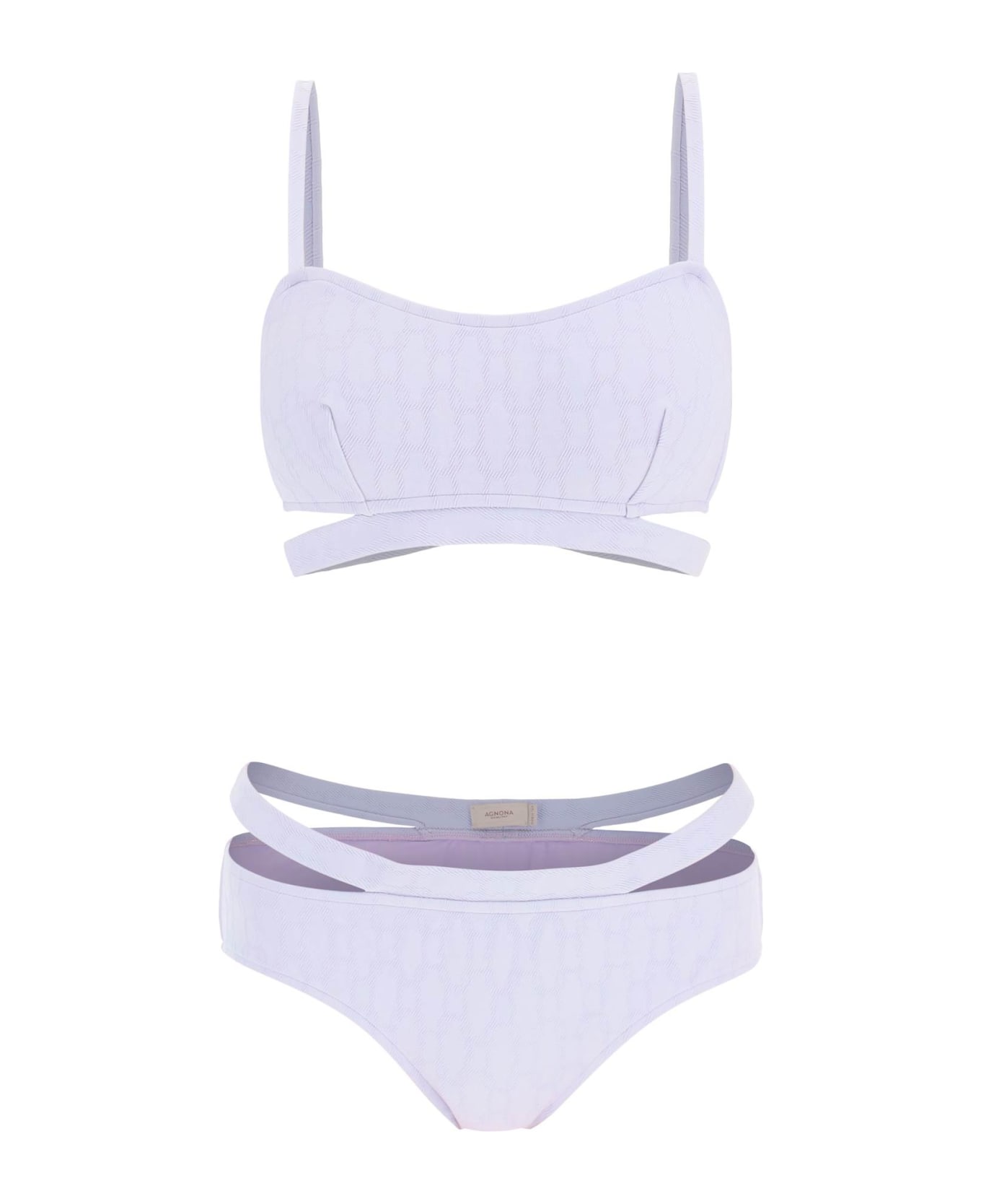 Agnona Chain Logo Set Bikini - MALVA (Purple)