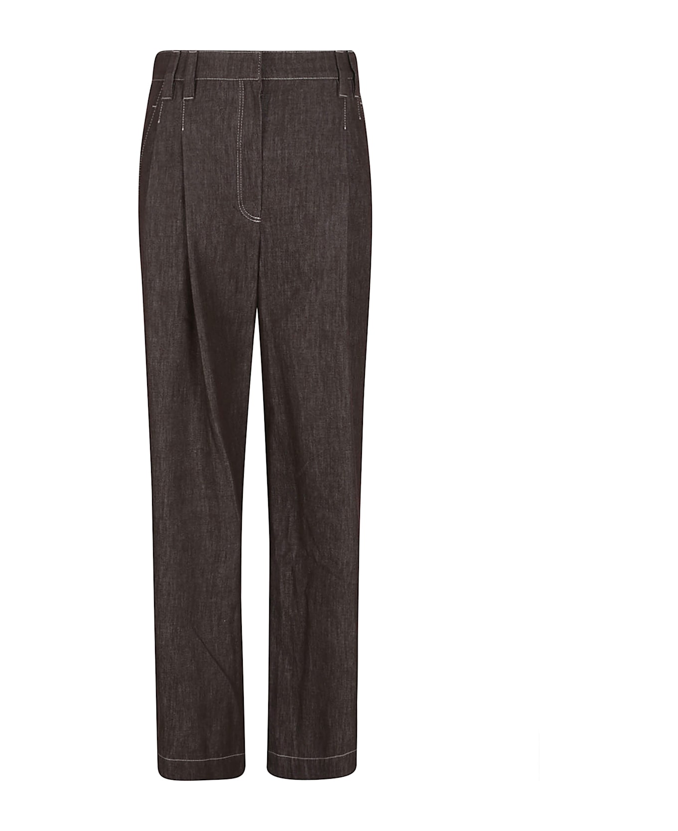 Brunello Cucinelli Pantalone Denim - Brown