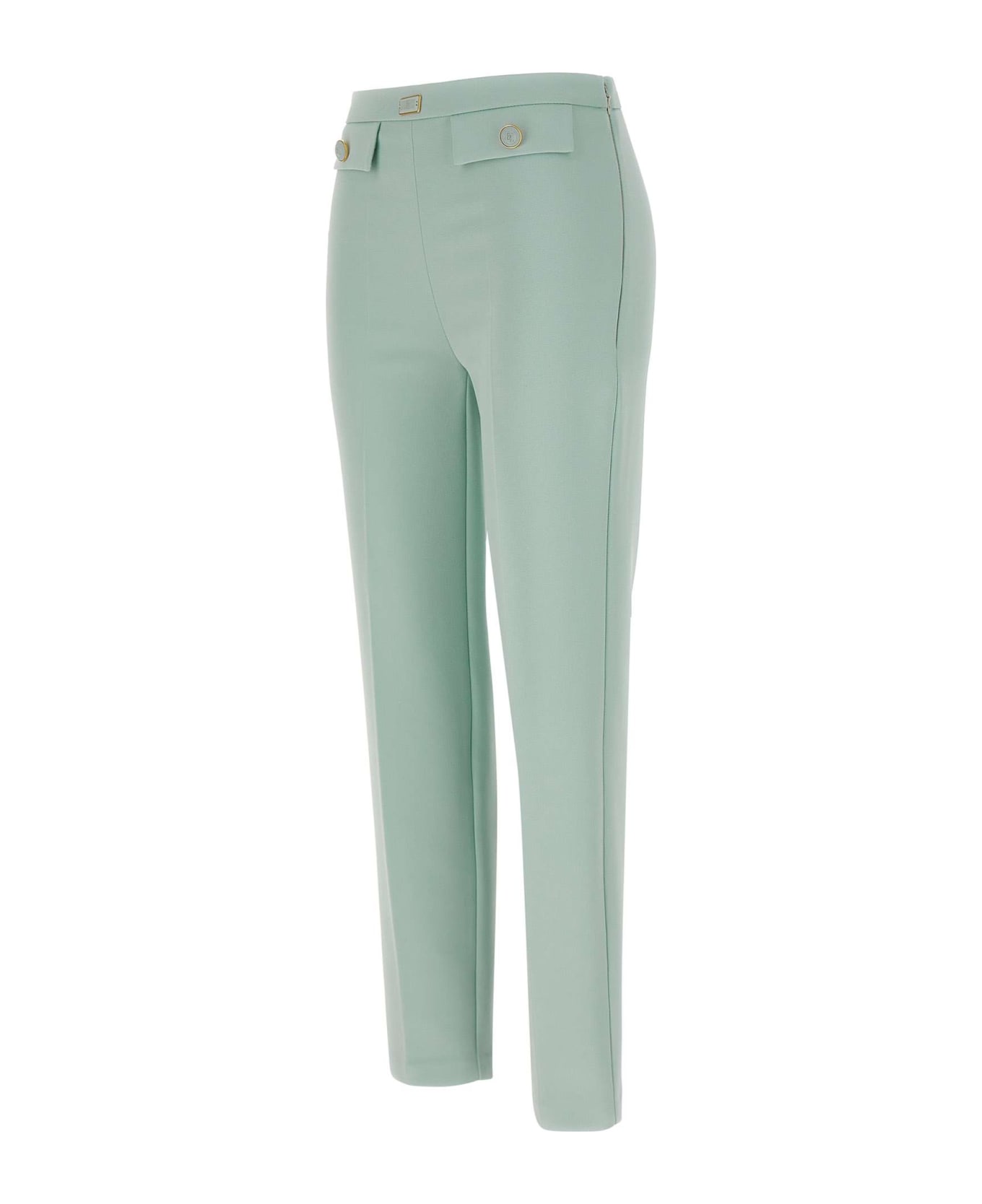 Elisabetta Franchi 'daily' Trousers - GREEN ボトムス