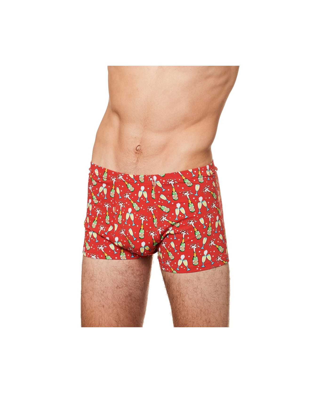 MC2 Saint Barth Bubbles Man Underwear Boxer - RED ショーツ