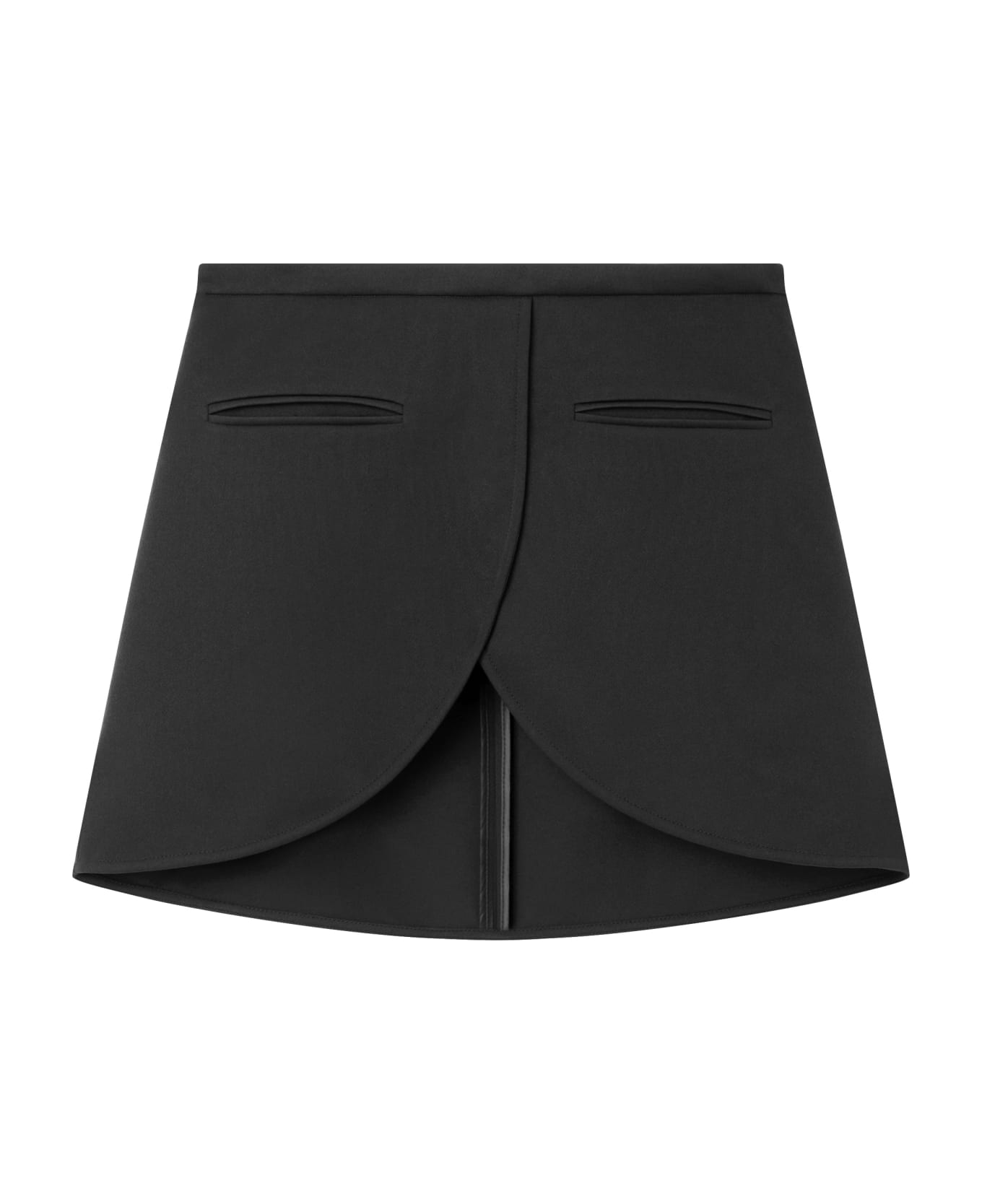 Courrèges Mini Skirt Ellypse - Black