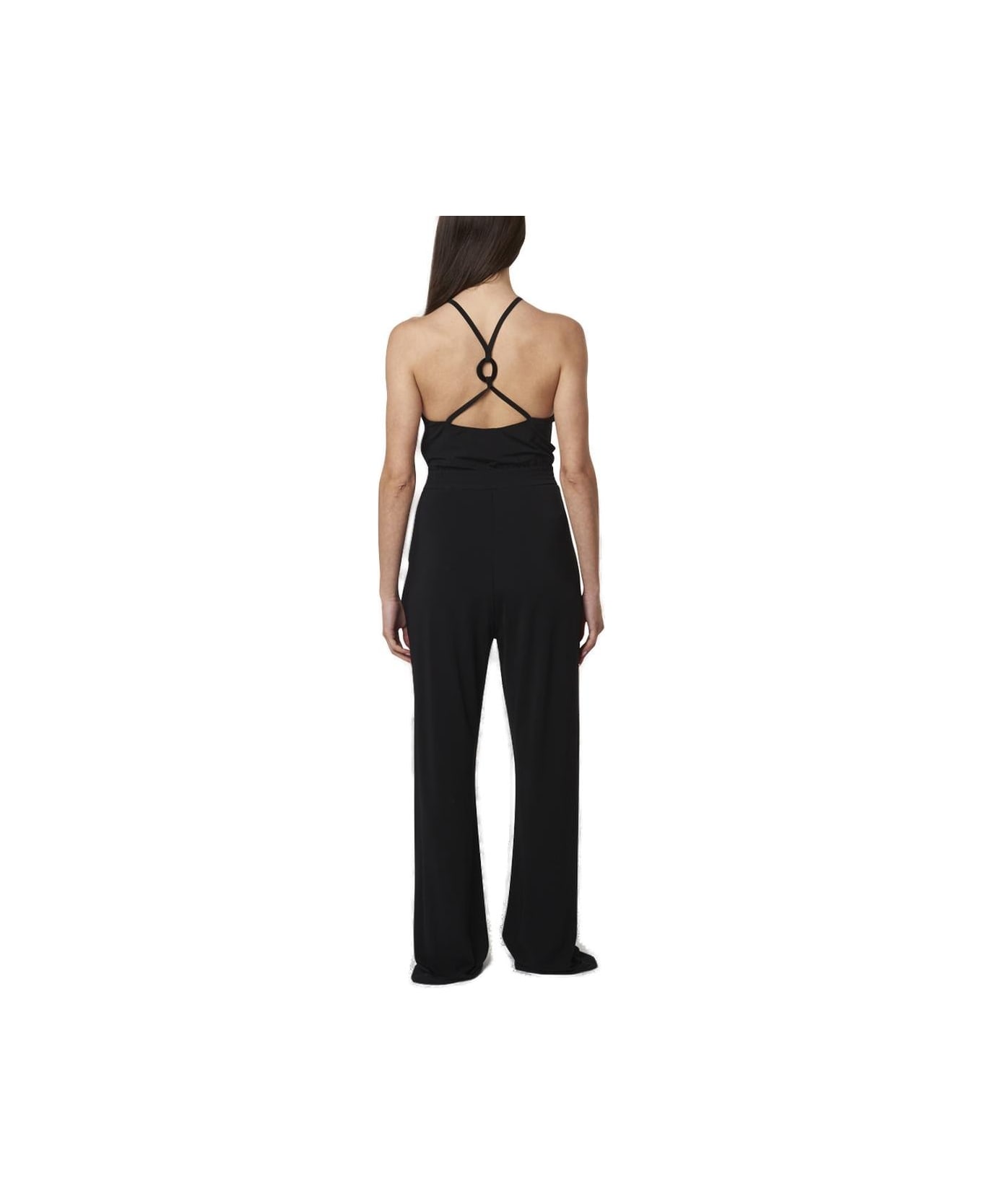 Max Mara Straight Leg Sleeveless Jumpsuit - Black