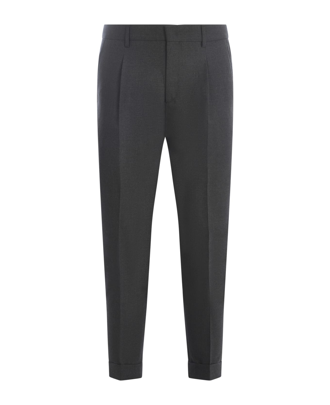Be Able Trousers Be Able In Virgin Wool - Grigio antracite