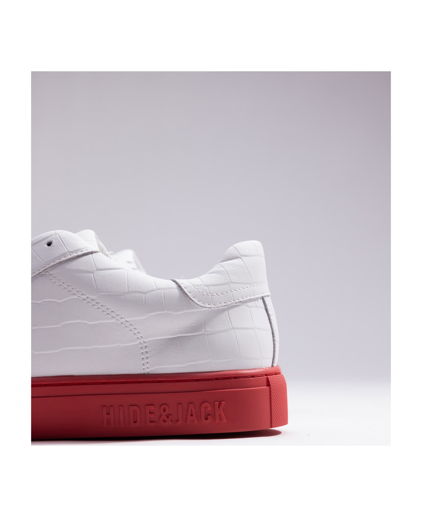 Hide&Jack Low Top Sneaker - Essence Tuscany White Red スニーカー