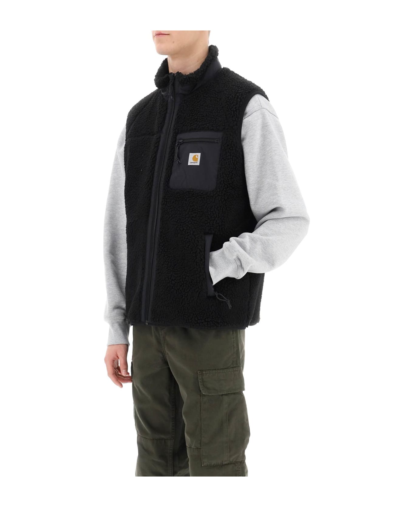 Carhartt Prentis Liner Vest In Sherpa Fleece - BLACK (Black)