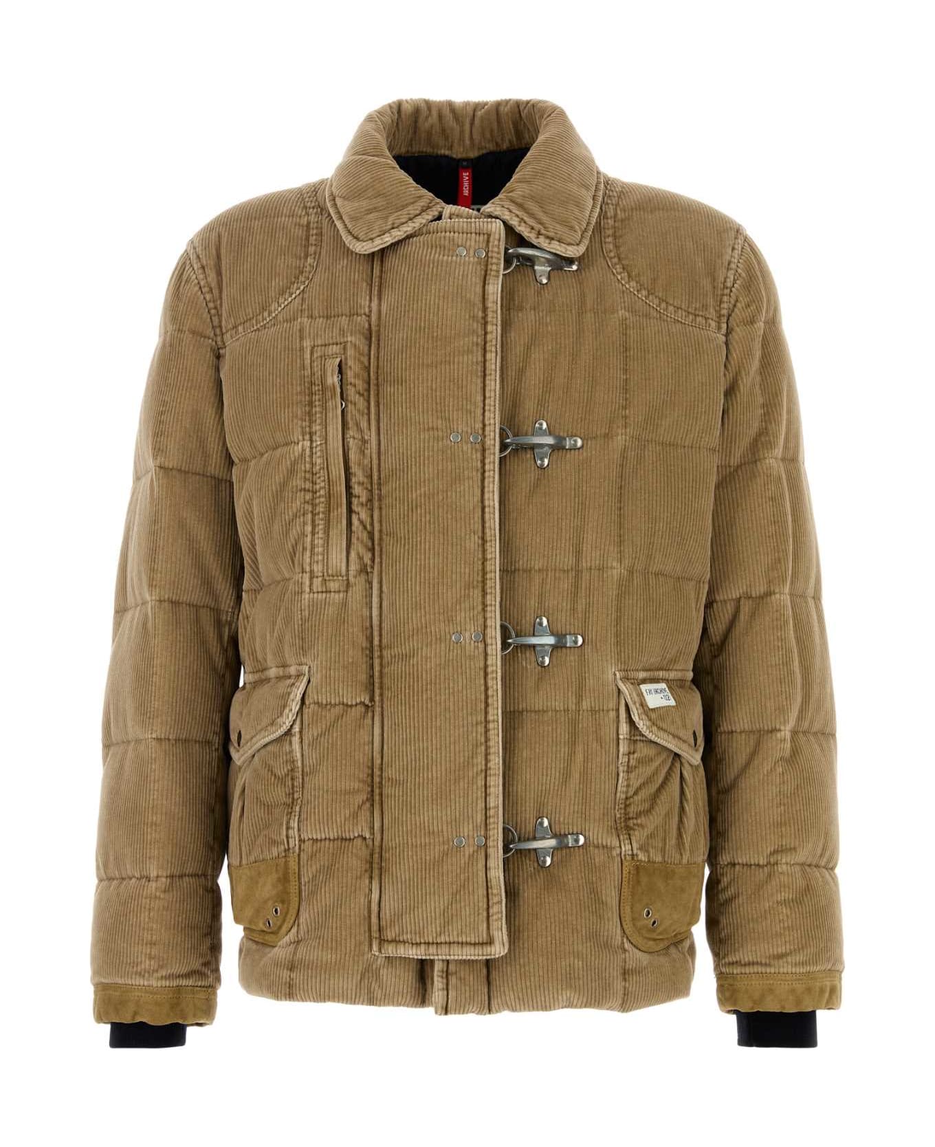 Fay Beige Corduroy Down Jacket - C401 ジャケット