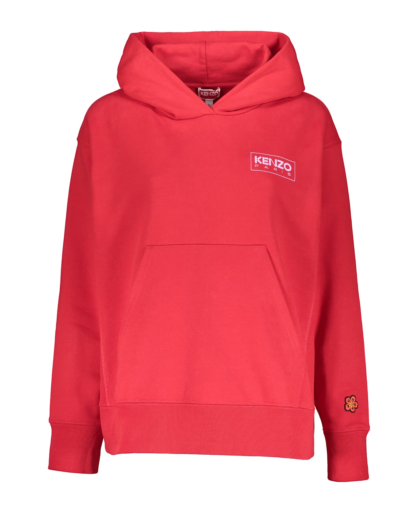 Kenzo Cotton Hoodie - red
