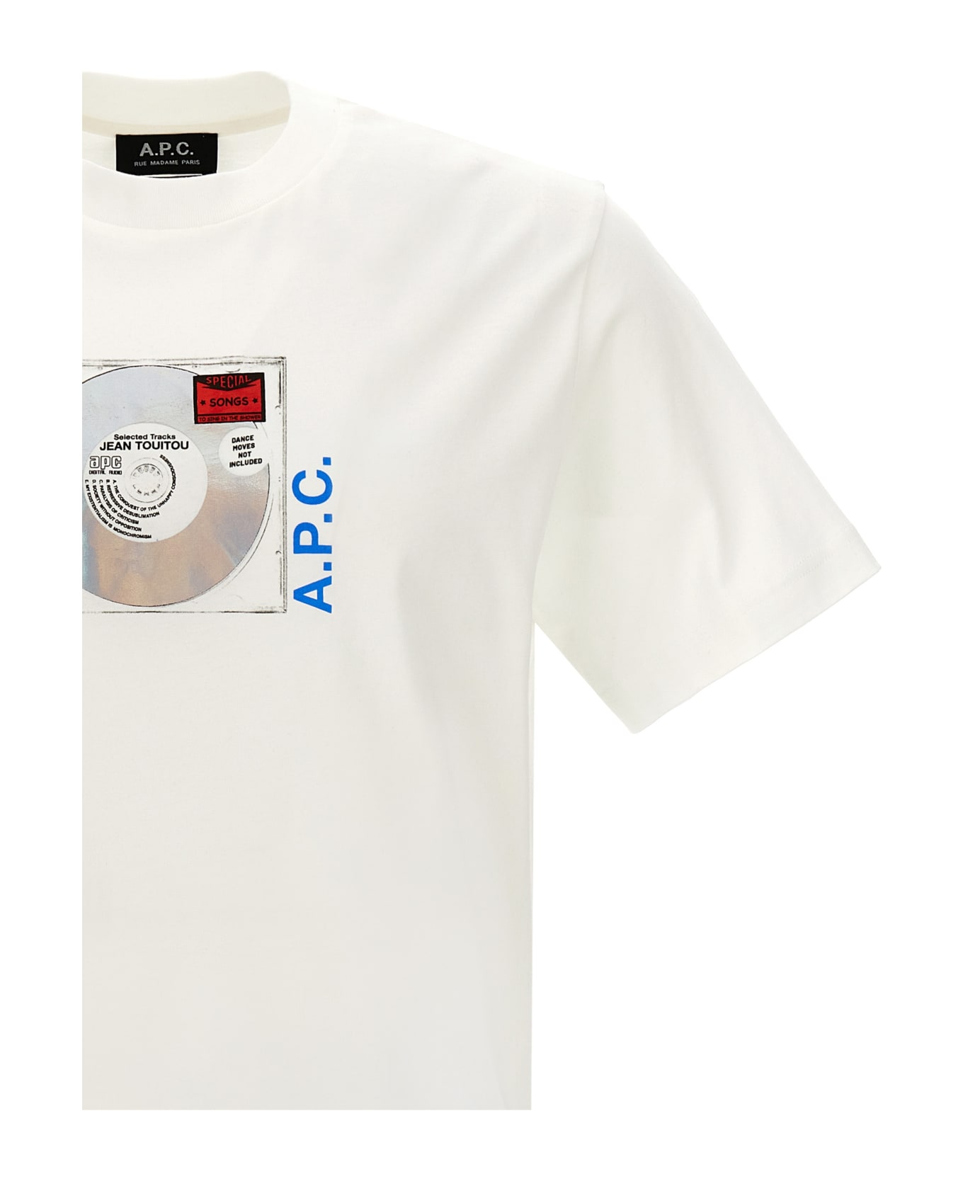 A.P.C. Jibe Cotton Crew Neck T-shirt - White シャツ
