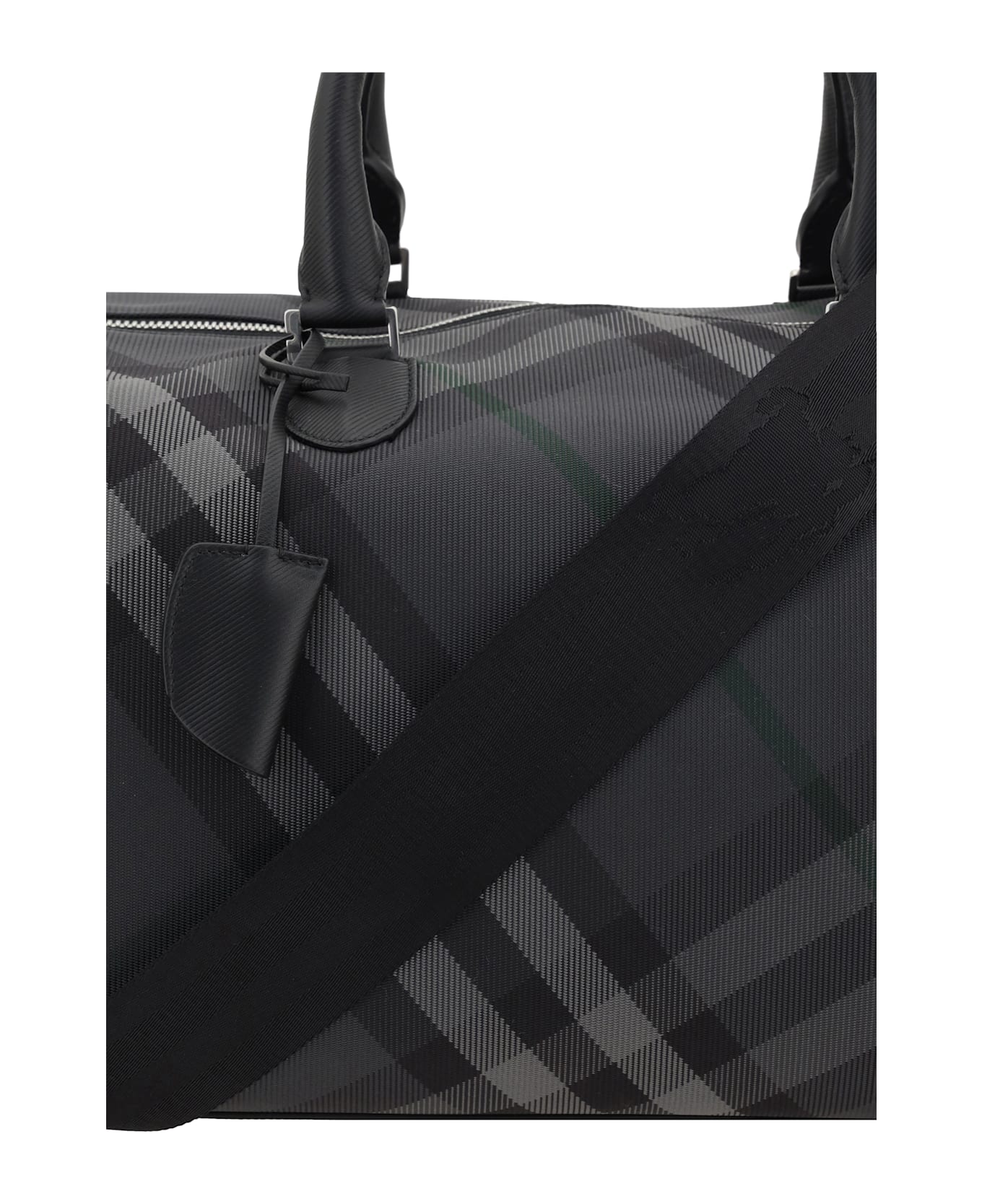 Burberry Grid Travel Bag - Charcoal