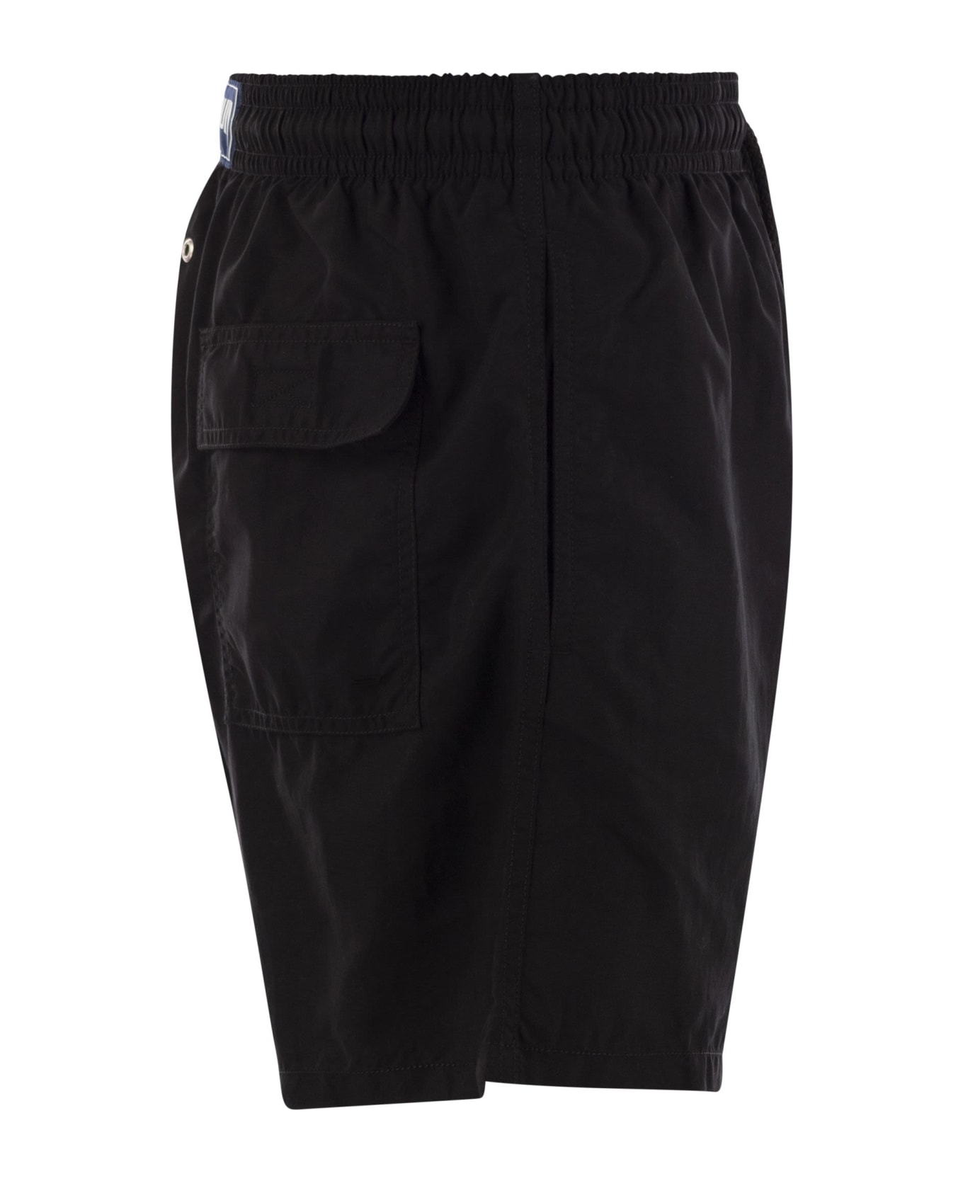 Vilebrequin Plain-coloured Beach Shorts - Black