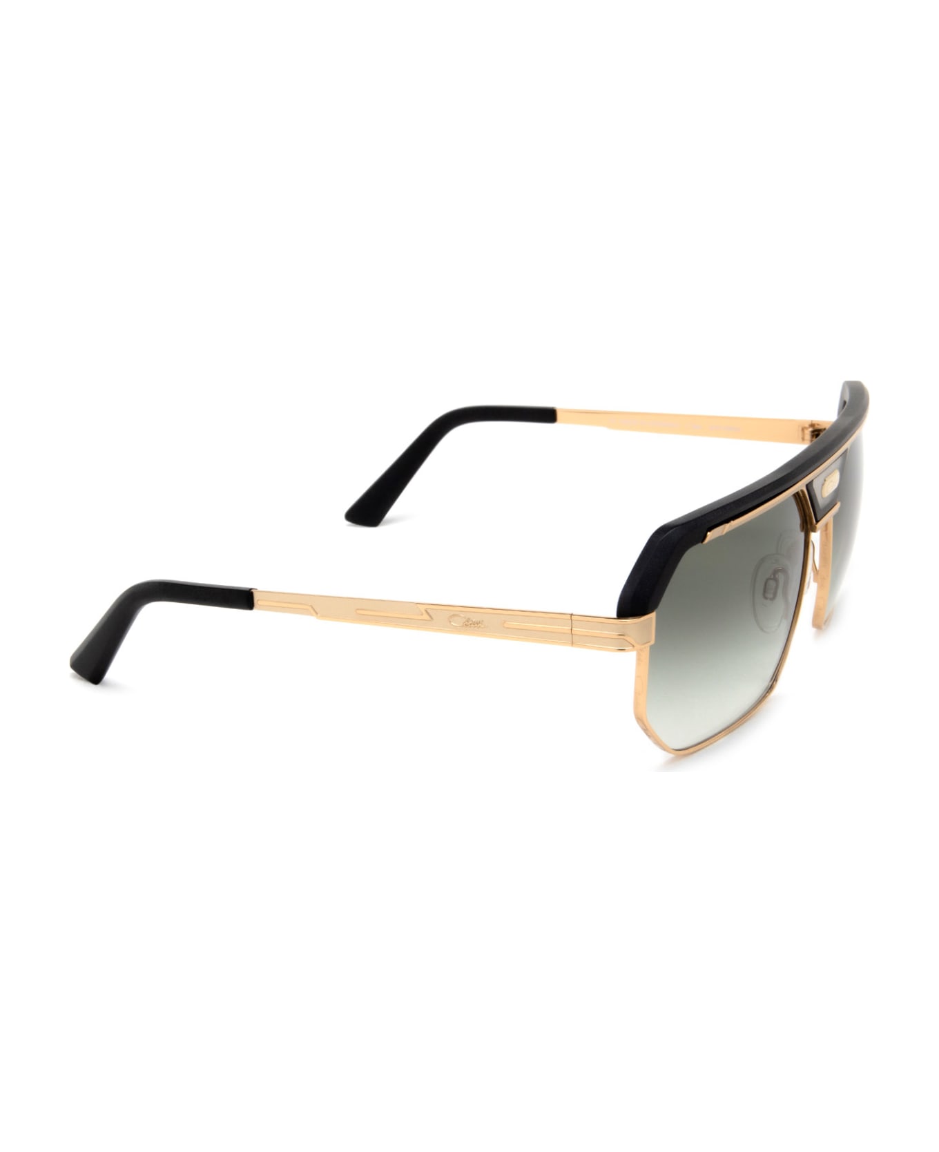 Cazal 676 Black - Gold Mat Sunglasses - Black - Gold Mat