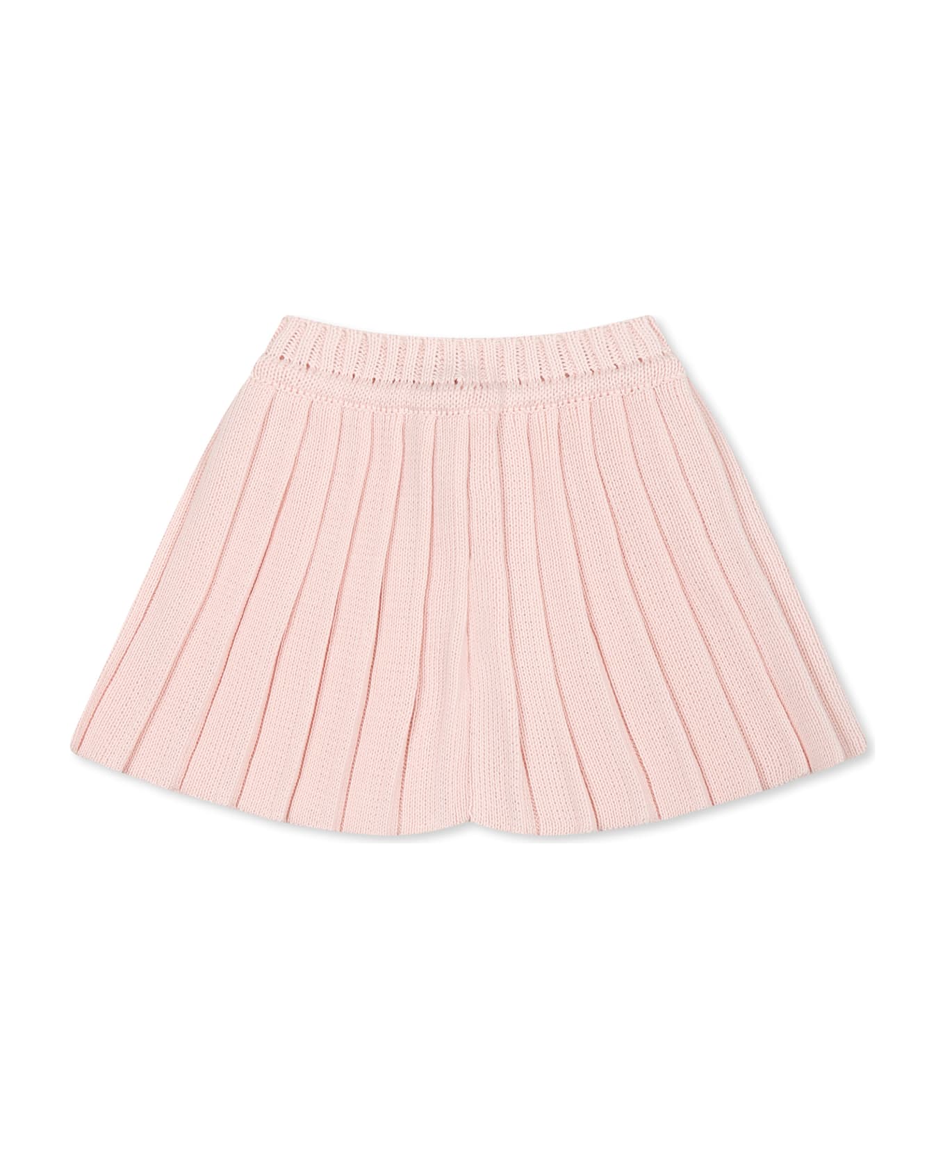 Little Bear Pink Skirt For Baby Girl - Pink