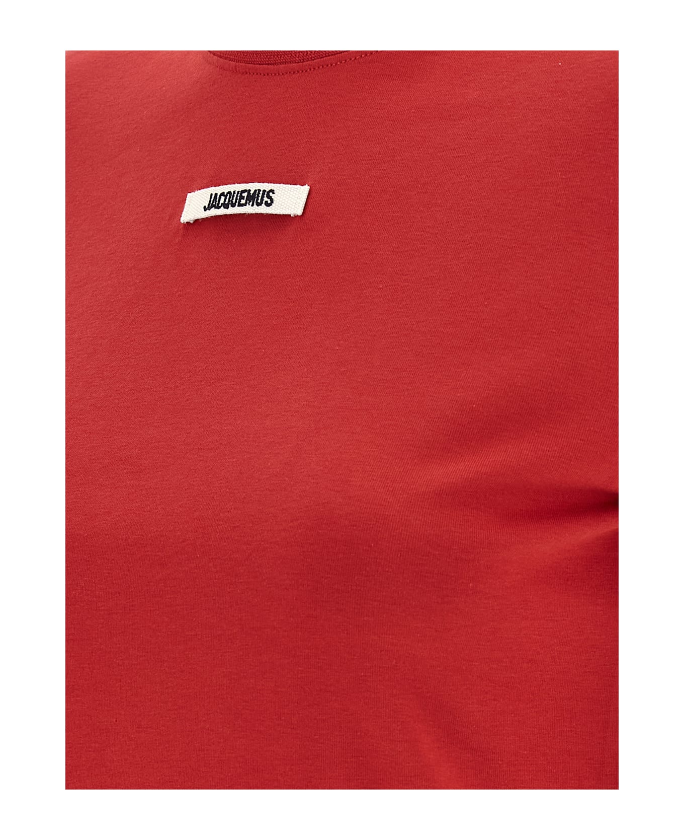 Jacquemus 
le T-shirt Gros-grain
 T-shirt - Red