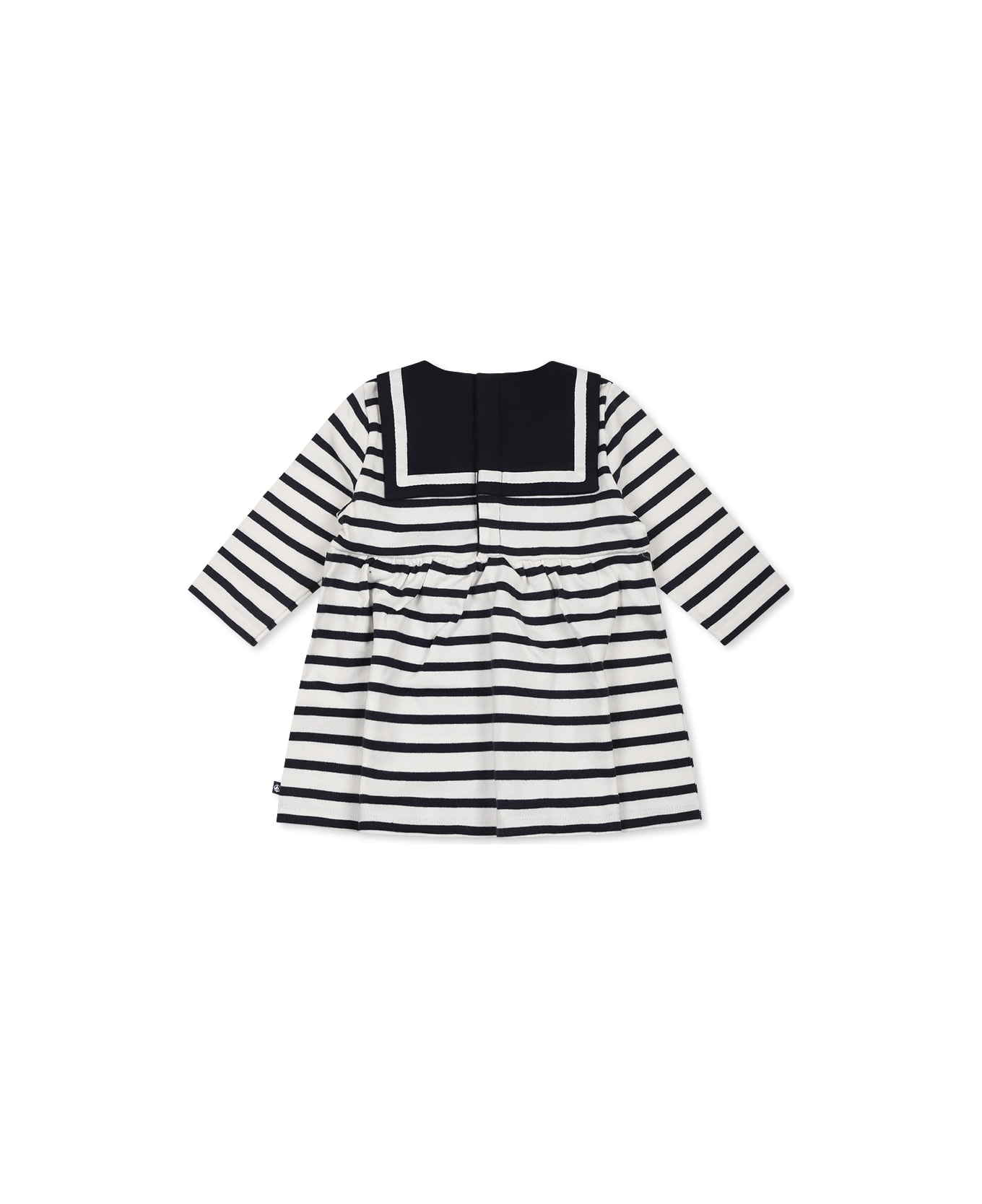 Petit Bateau White Dress For Baby Girl - White