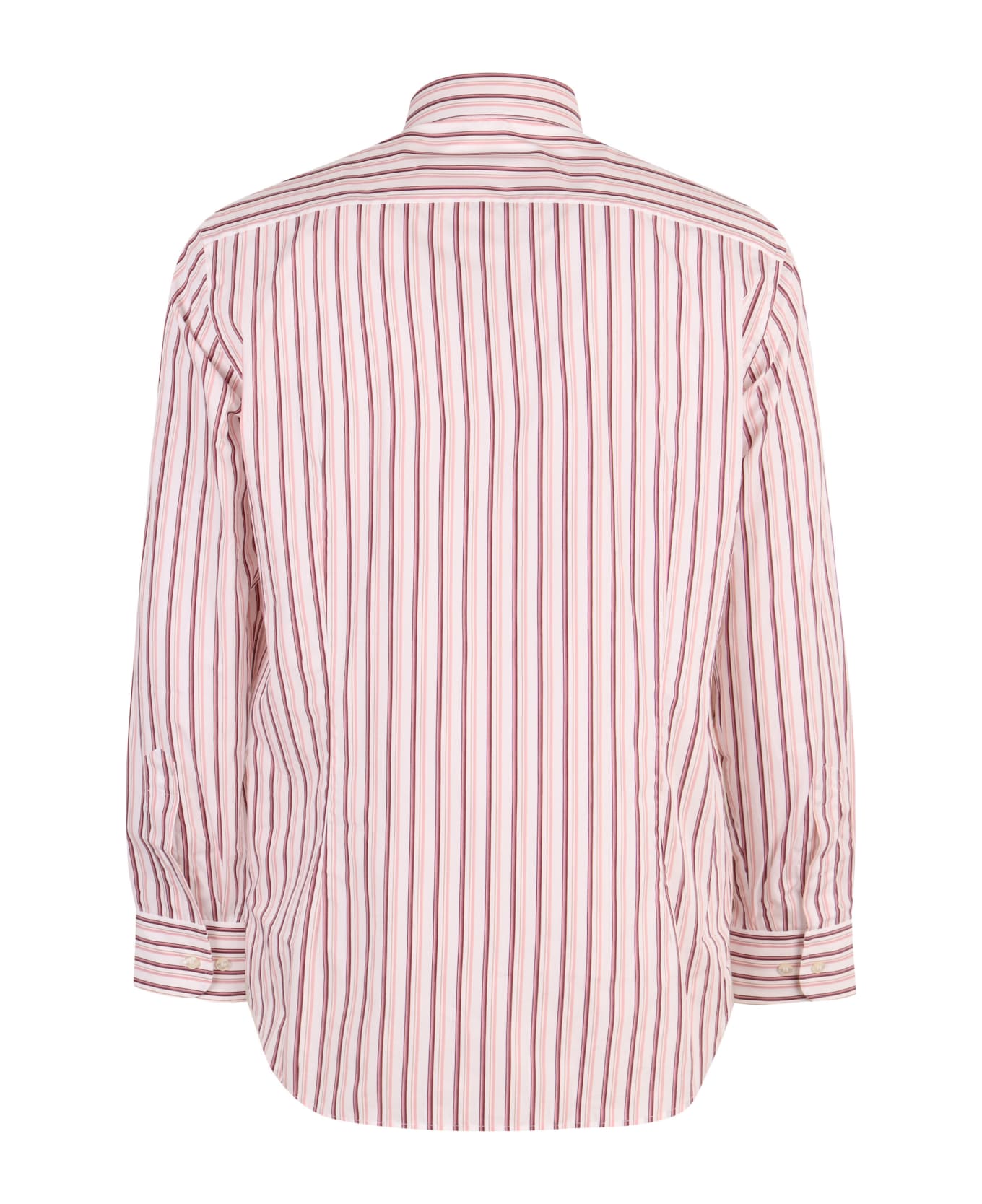 Etro Button-down Collar Cotton Shirt - Pink