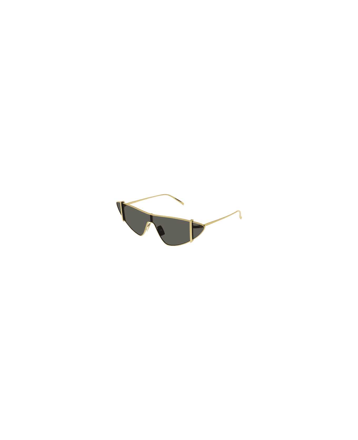 Saint Laurent Eyewear SL 536 Sunglasses - Gold Gold Grey