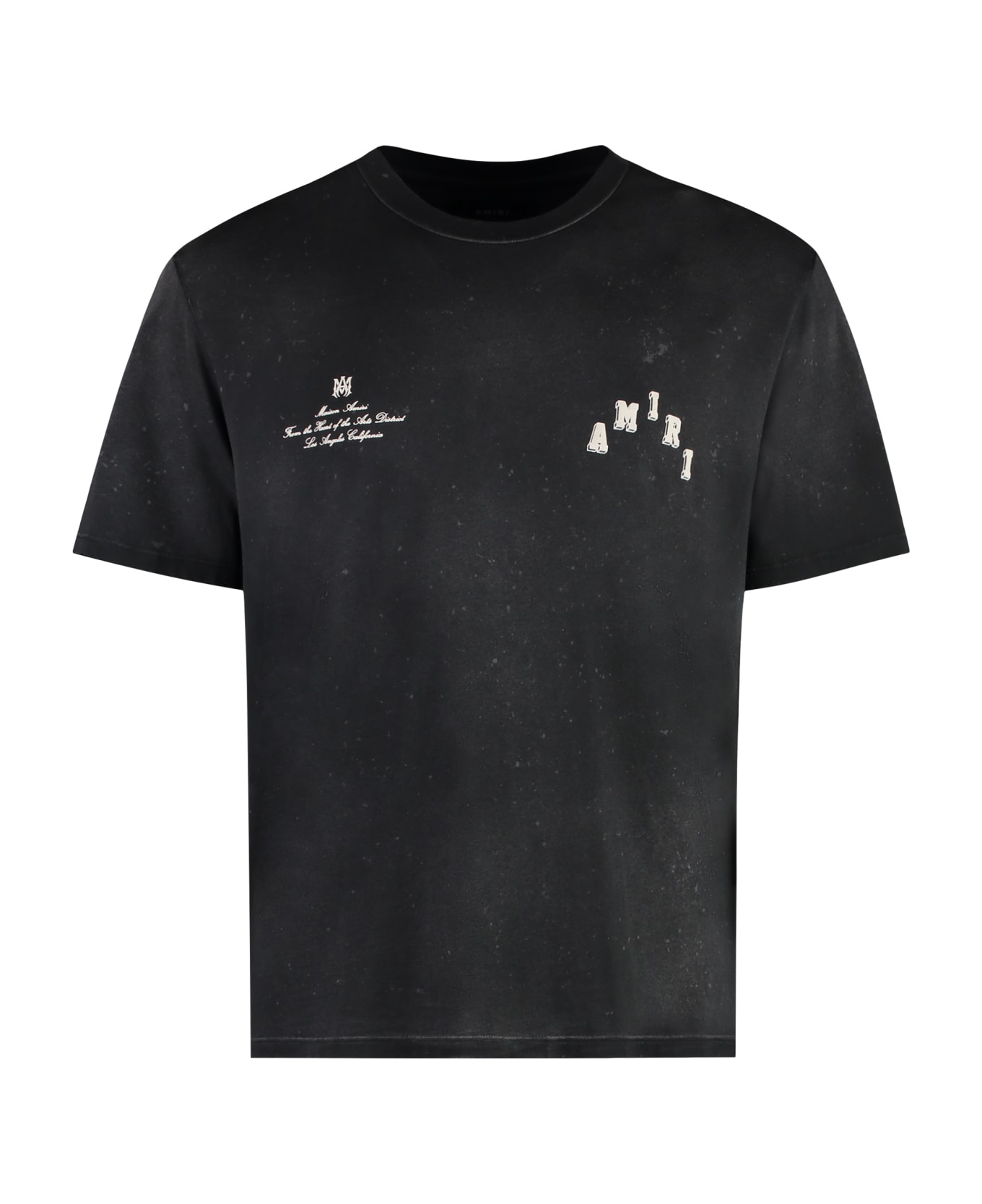 AMIRI Cotton Crew-neck T-shirt - black
