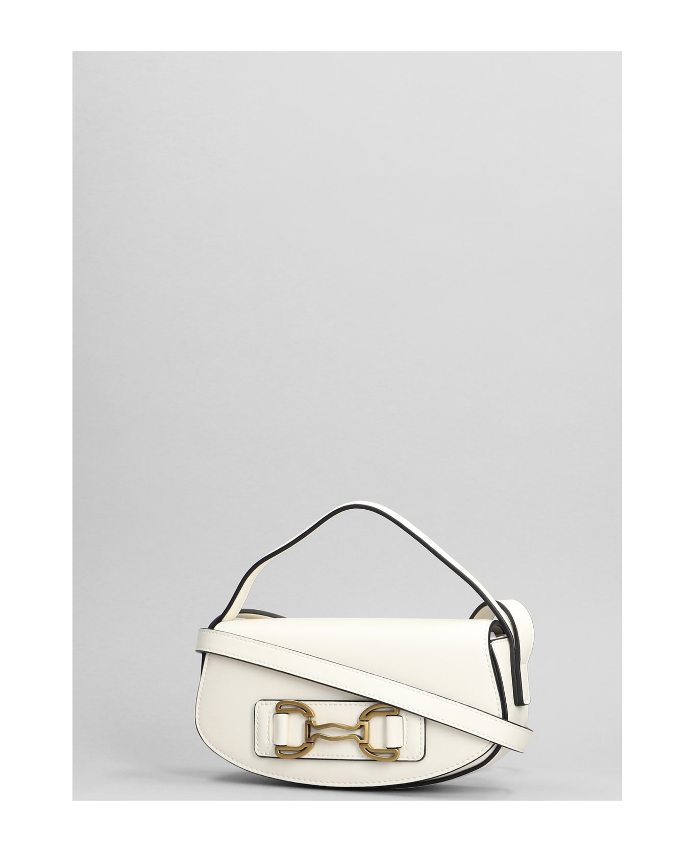 Bibi Lou Shoulder Bag In White Leather - white