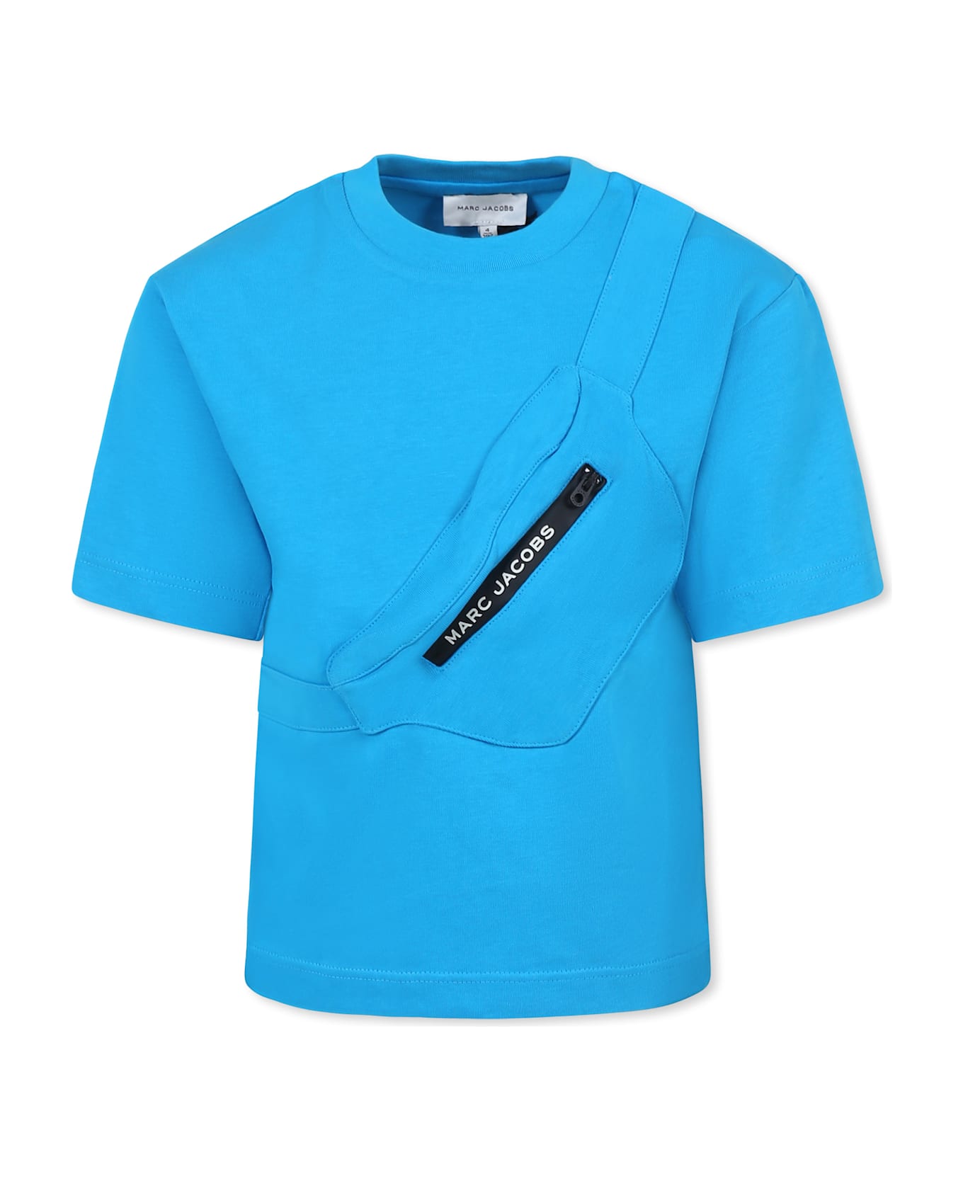 Marc Jacobs Light Blue T-shirt For Boy With Logo - Light Blue