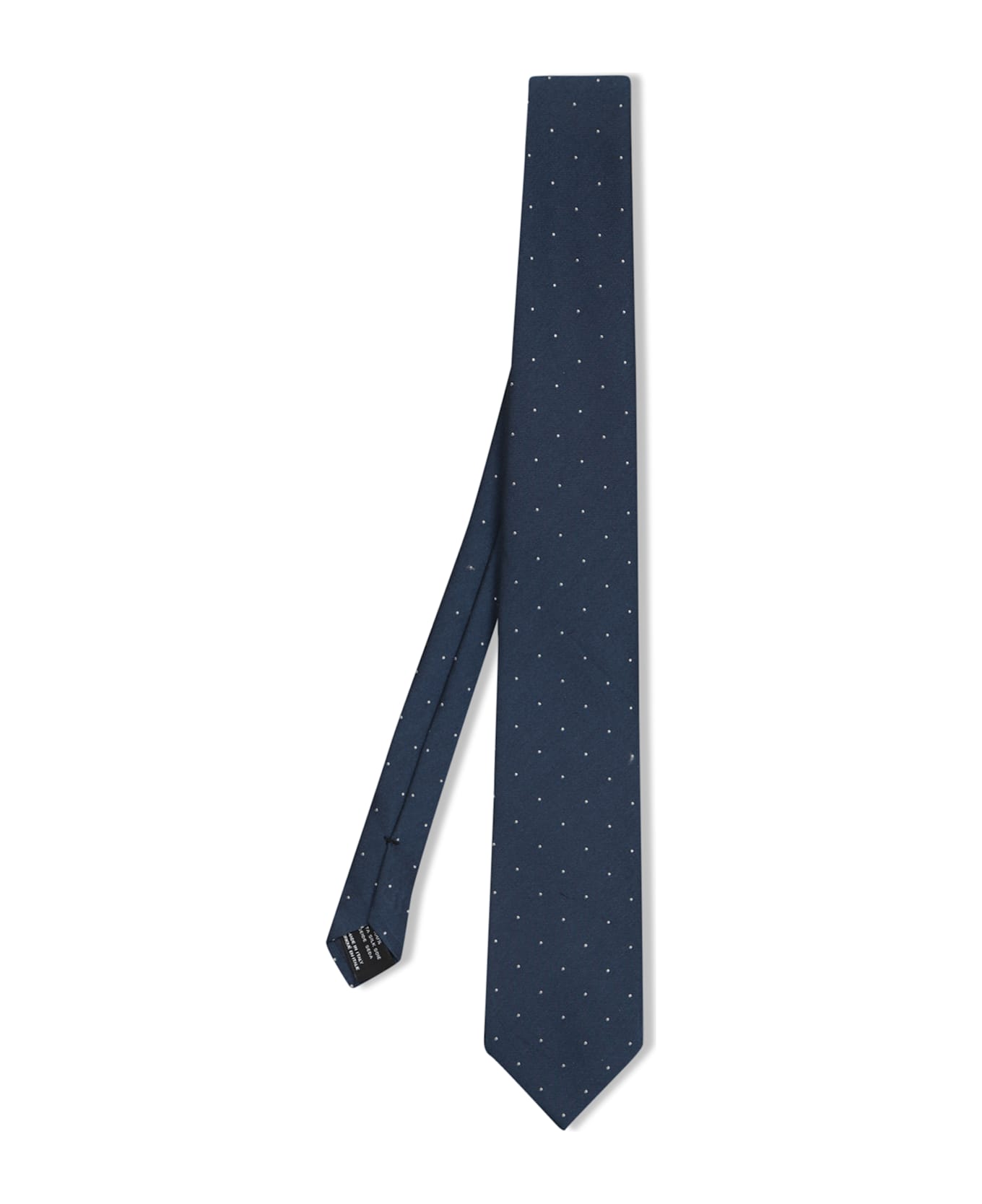 Tom Ford Mini Polka Dot Blue Tie - Blue