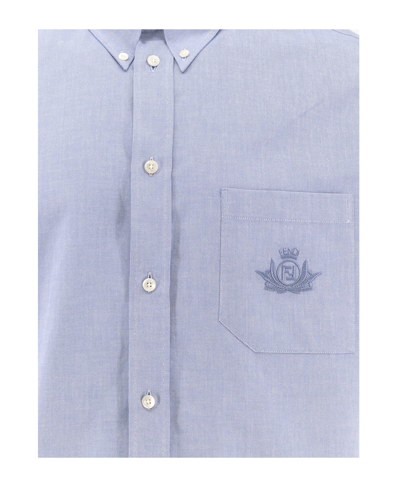 Fendi Oxford Shirt - Blue