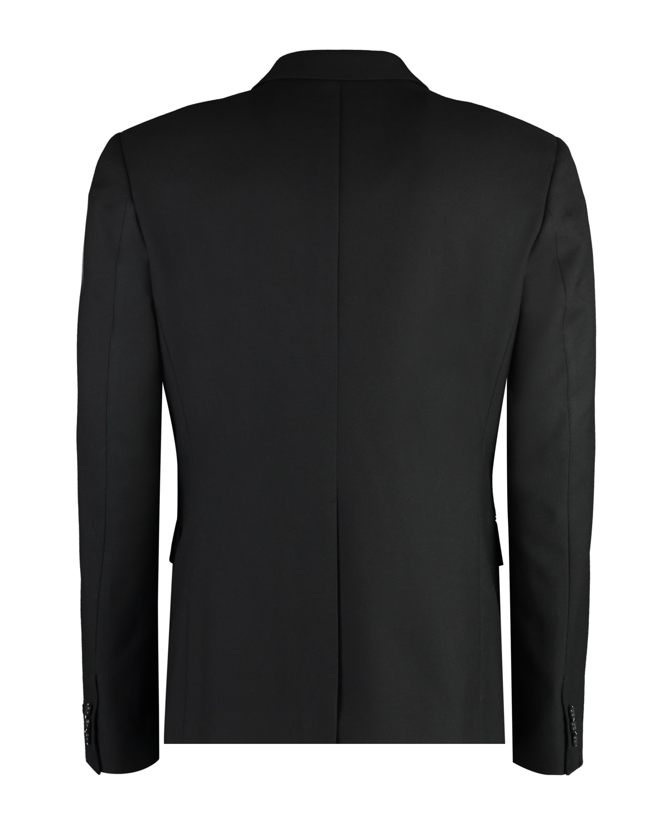 Versace Double-breasted Wool Blazer - black ブレザー