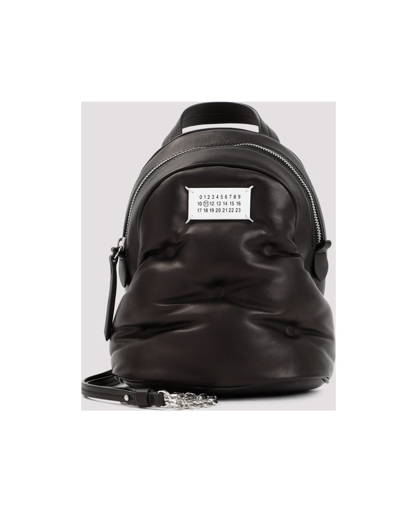 Maison Margiela Leather Glam Slam Backpack - Black